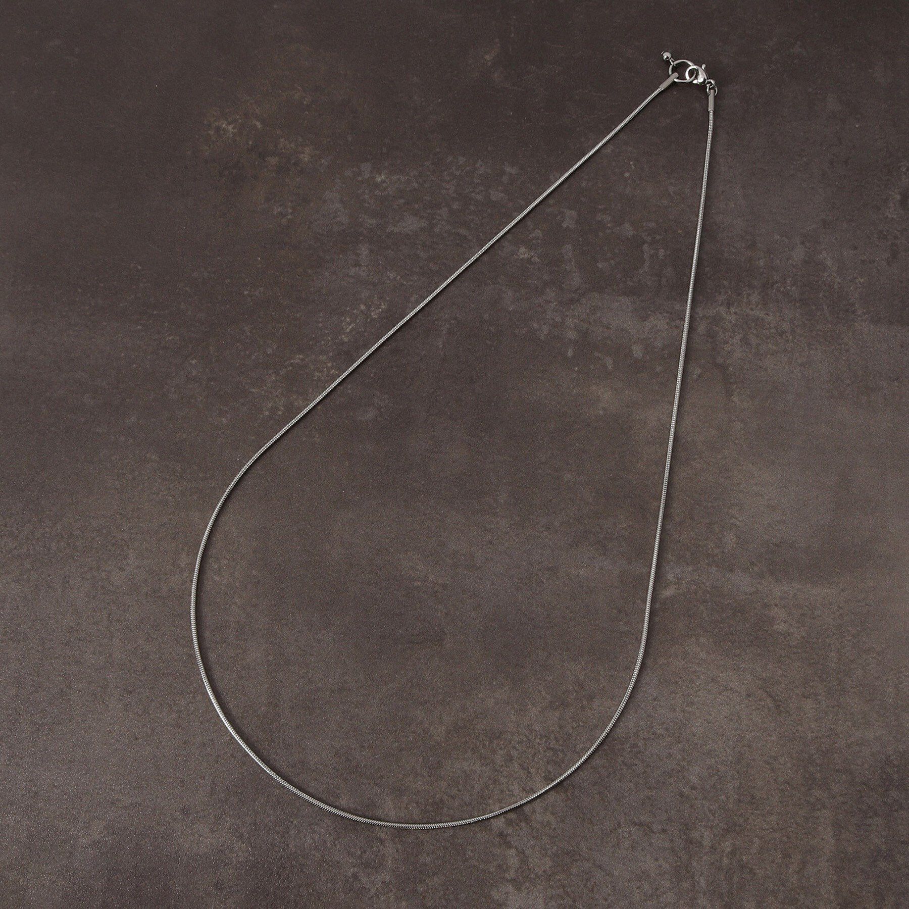 THE SHOP TK「スネーク チェーン ステンレス ネックレス【ユニセックス】」|ネックレス|シルバー(006)