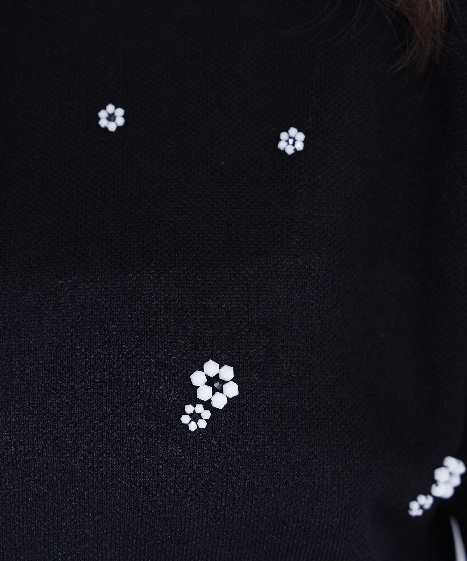  「フラワービーズカーディガン」|ニット・セーター|