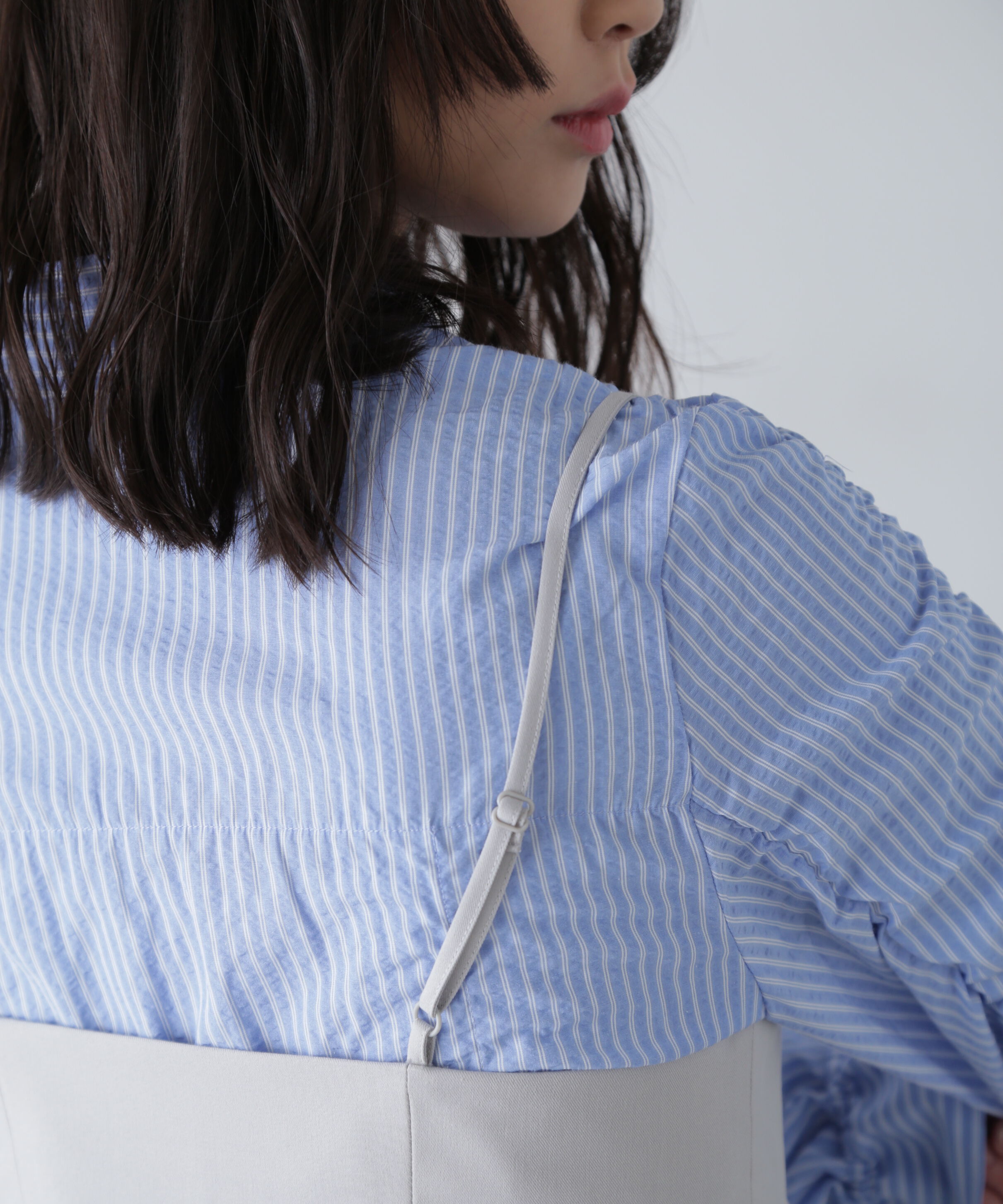  「〈セットアップ対応〉ペプラムキャミソールビスチェ」|シャツ・ブラウス|