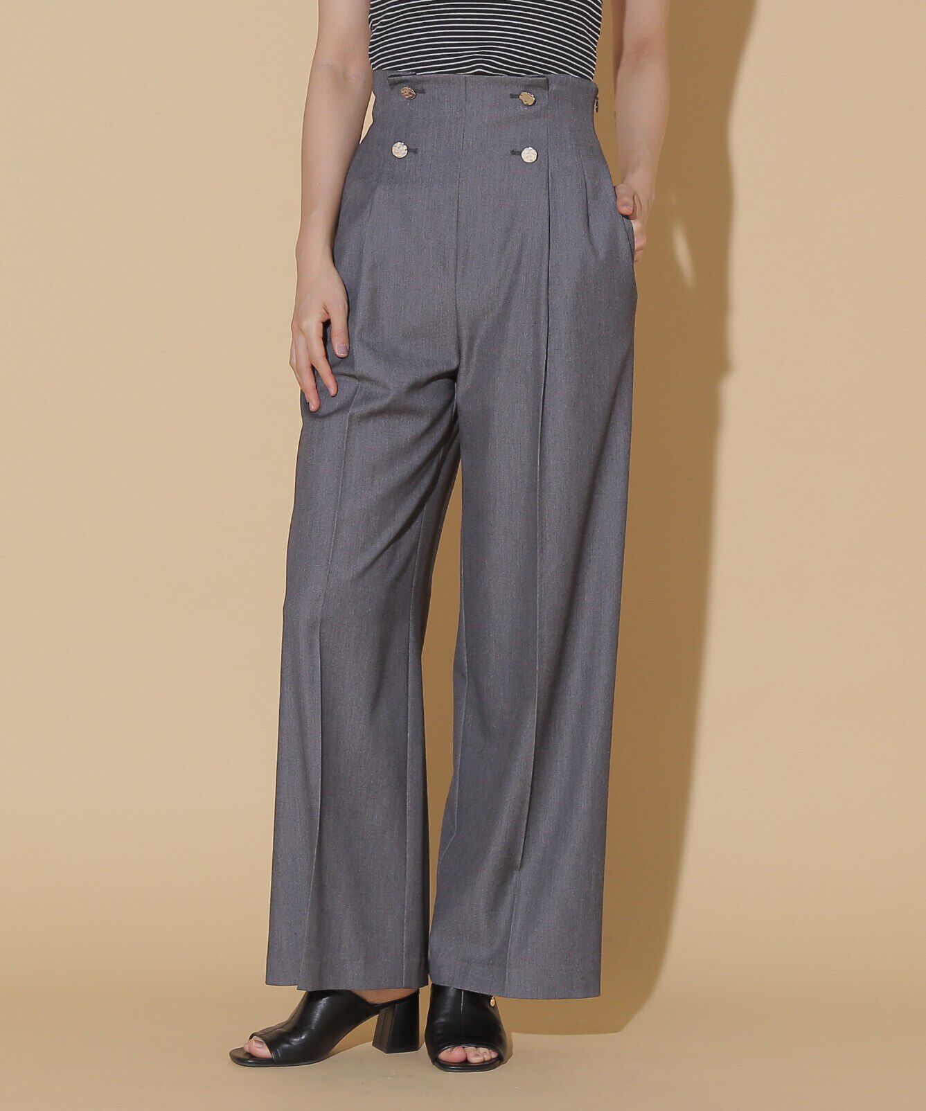  「ハンマーメタルワイドパンツ」|その他|シャンブレー