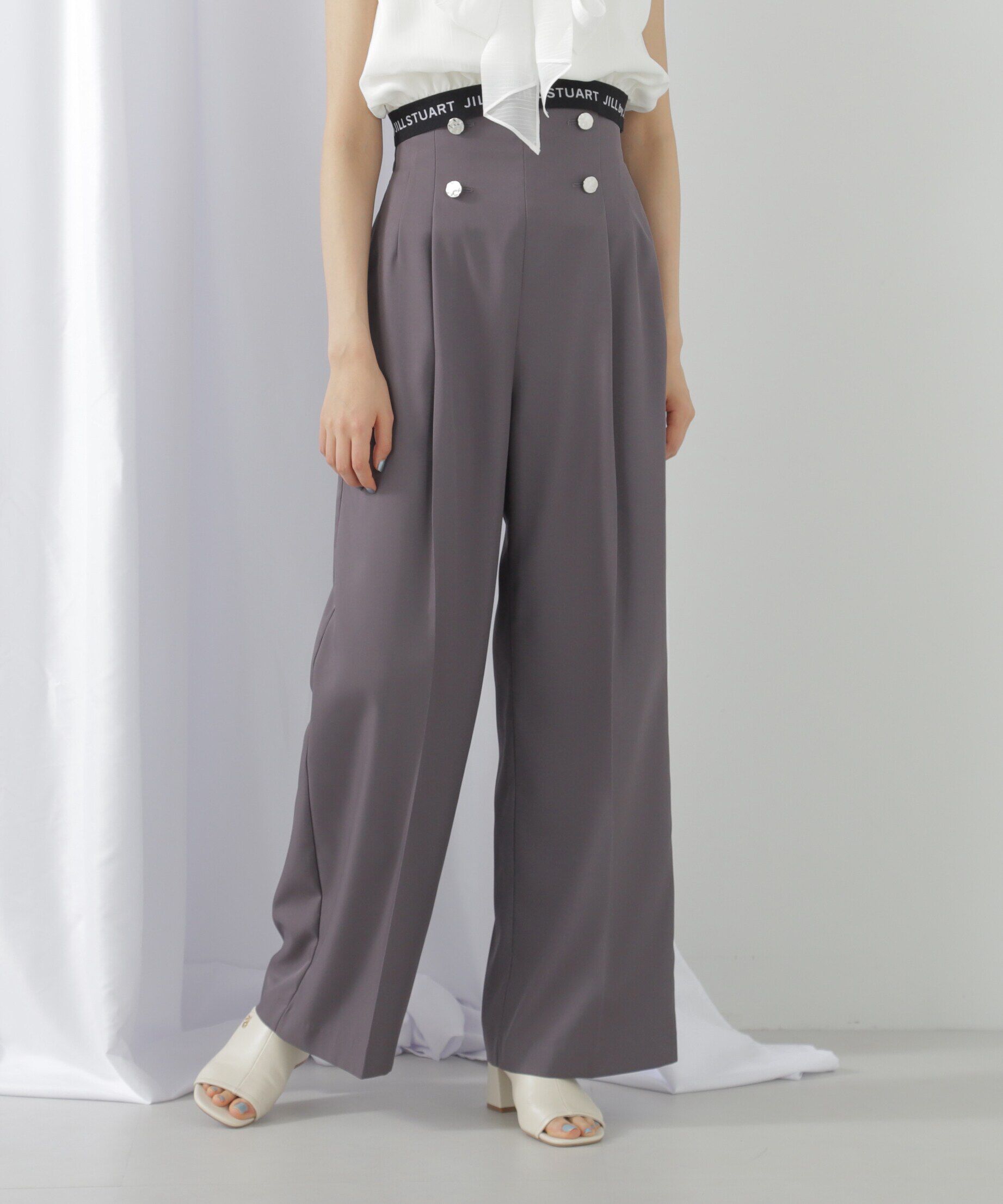  「ハンマーメタルワイドパンツ」|その他|チャコールグ 1