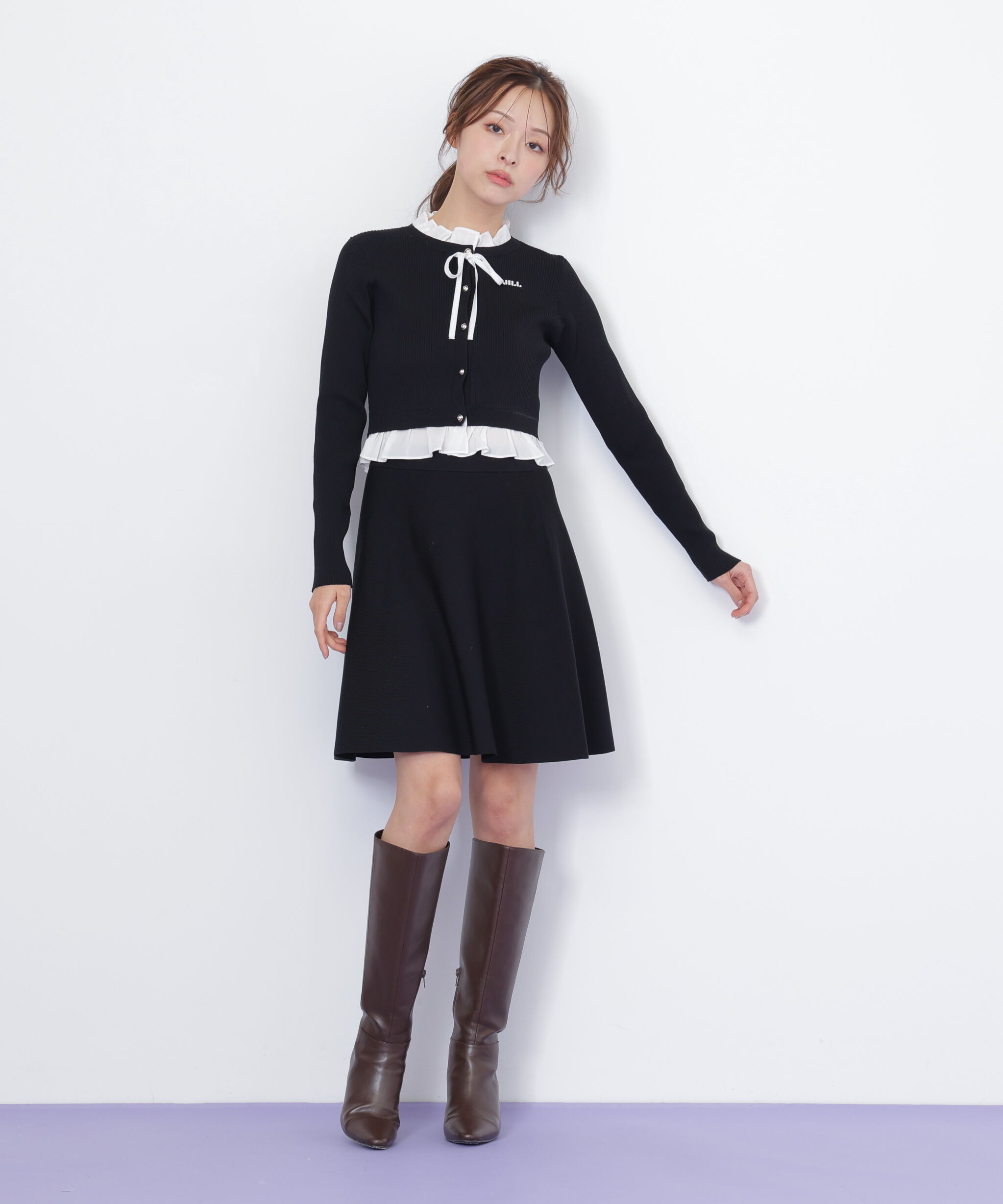  「レイヤードミニニットアップ」|ワンピース|