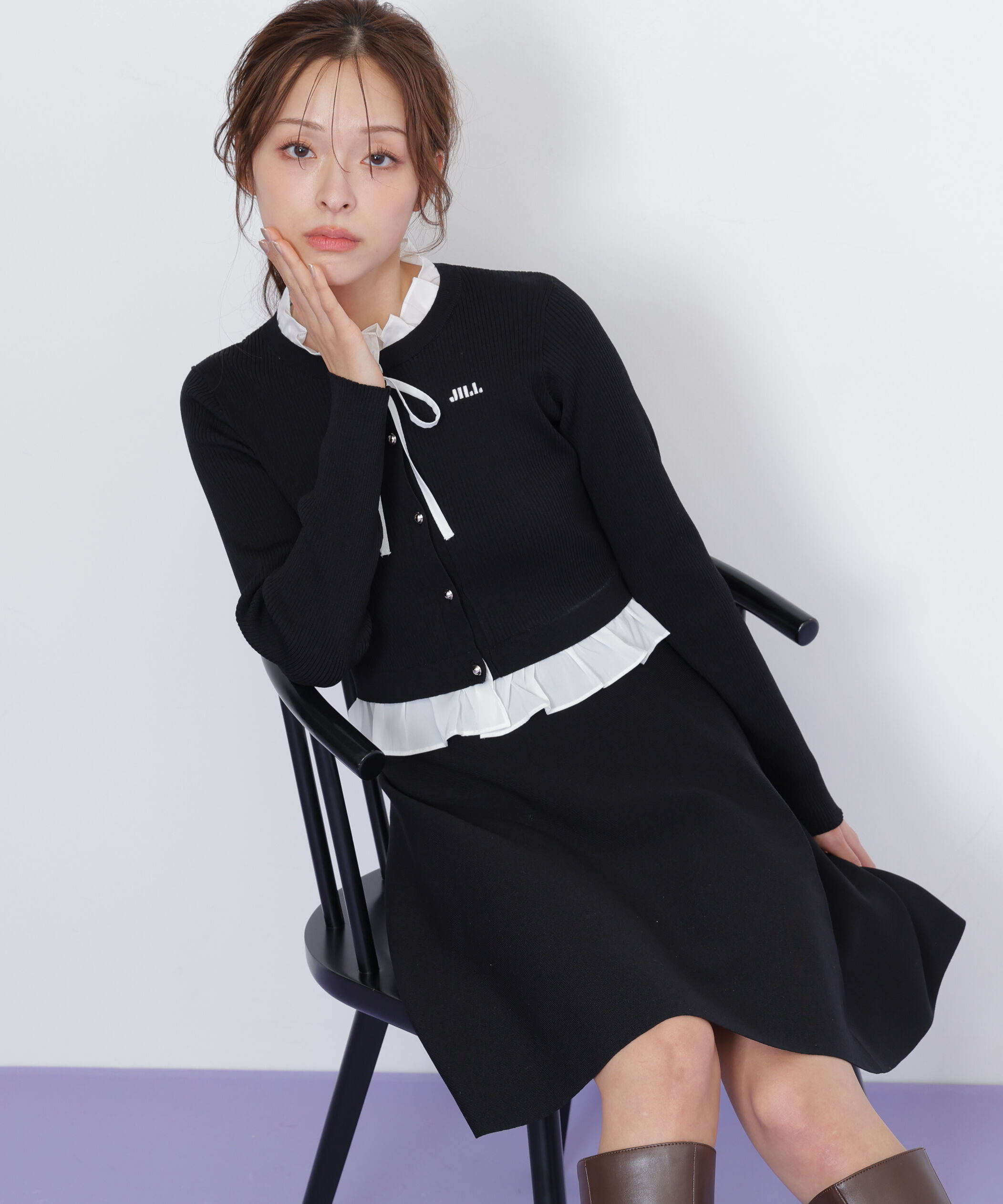  「レイヤードミニニットアップ」|ワンピース|