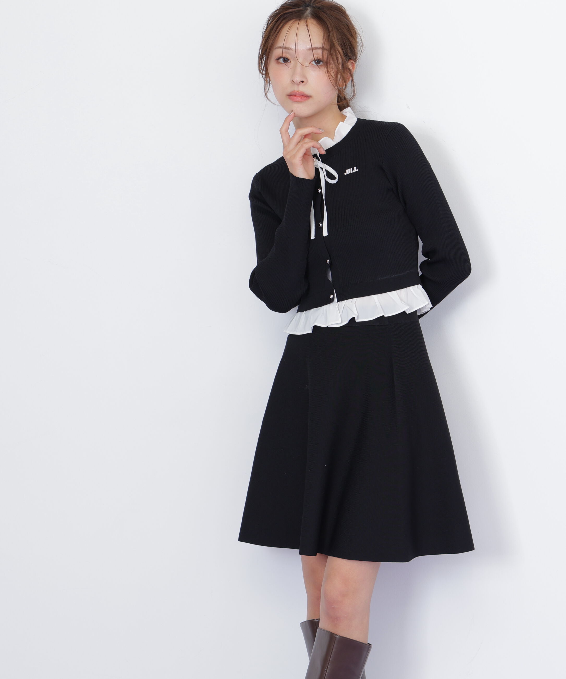  「レイヤードミニニットアップ」|ワンピース|