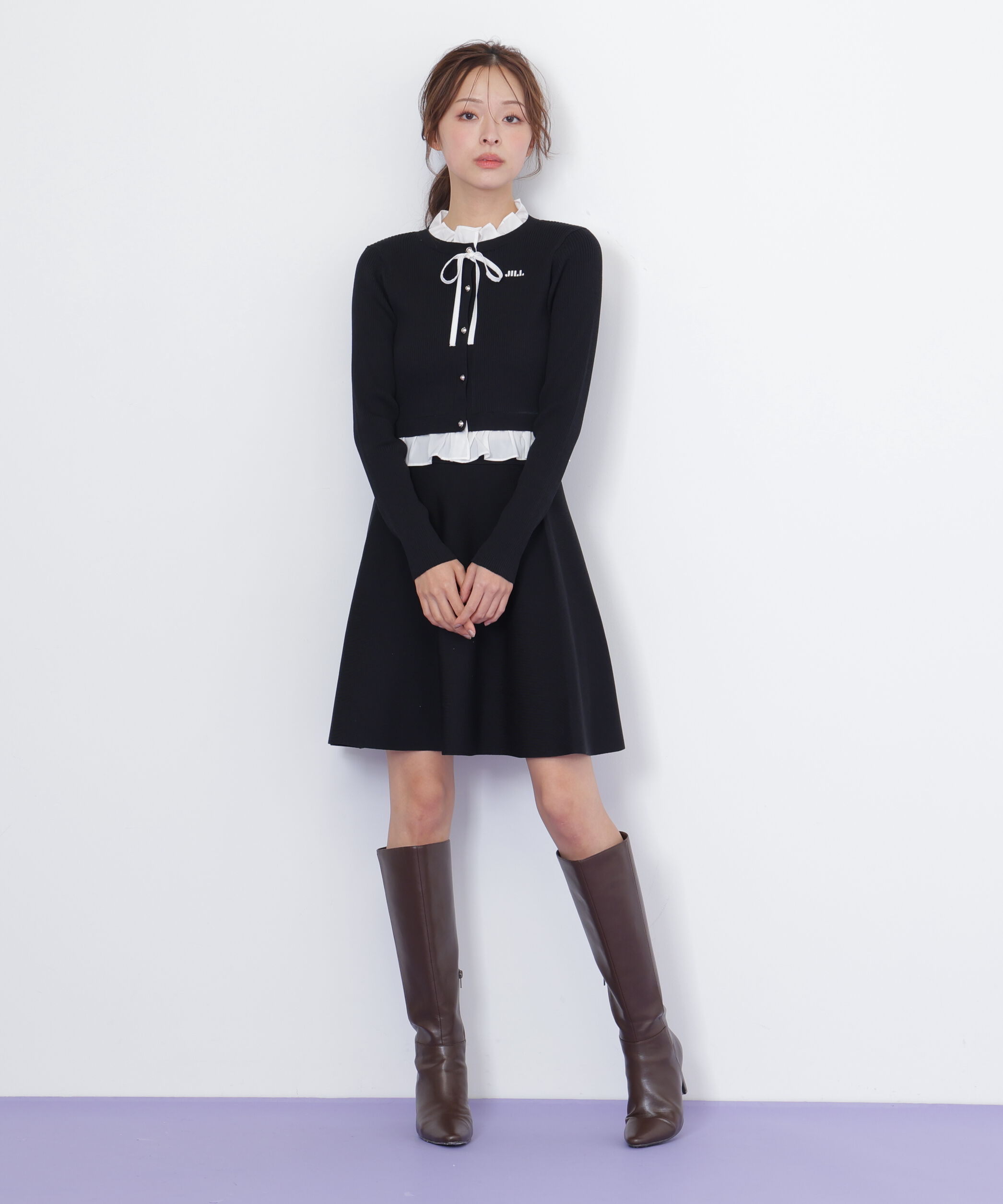  「レイヤードミニニットアップ」|ワンピース|