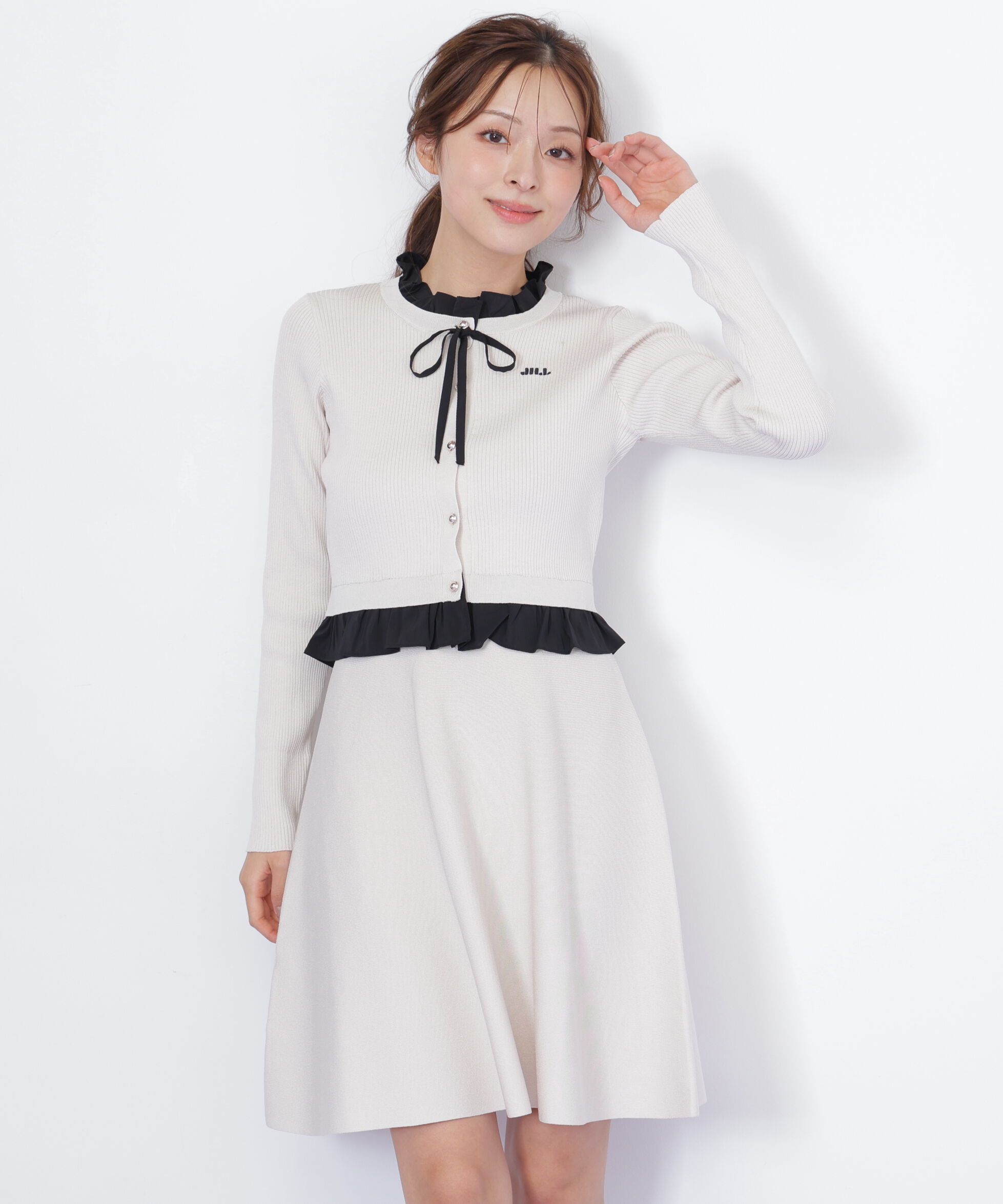  「レイヤードミニニットアップ」|ワンピース|