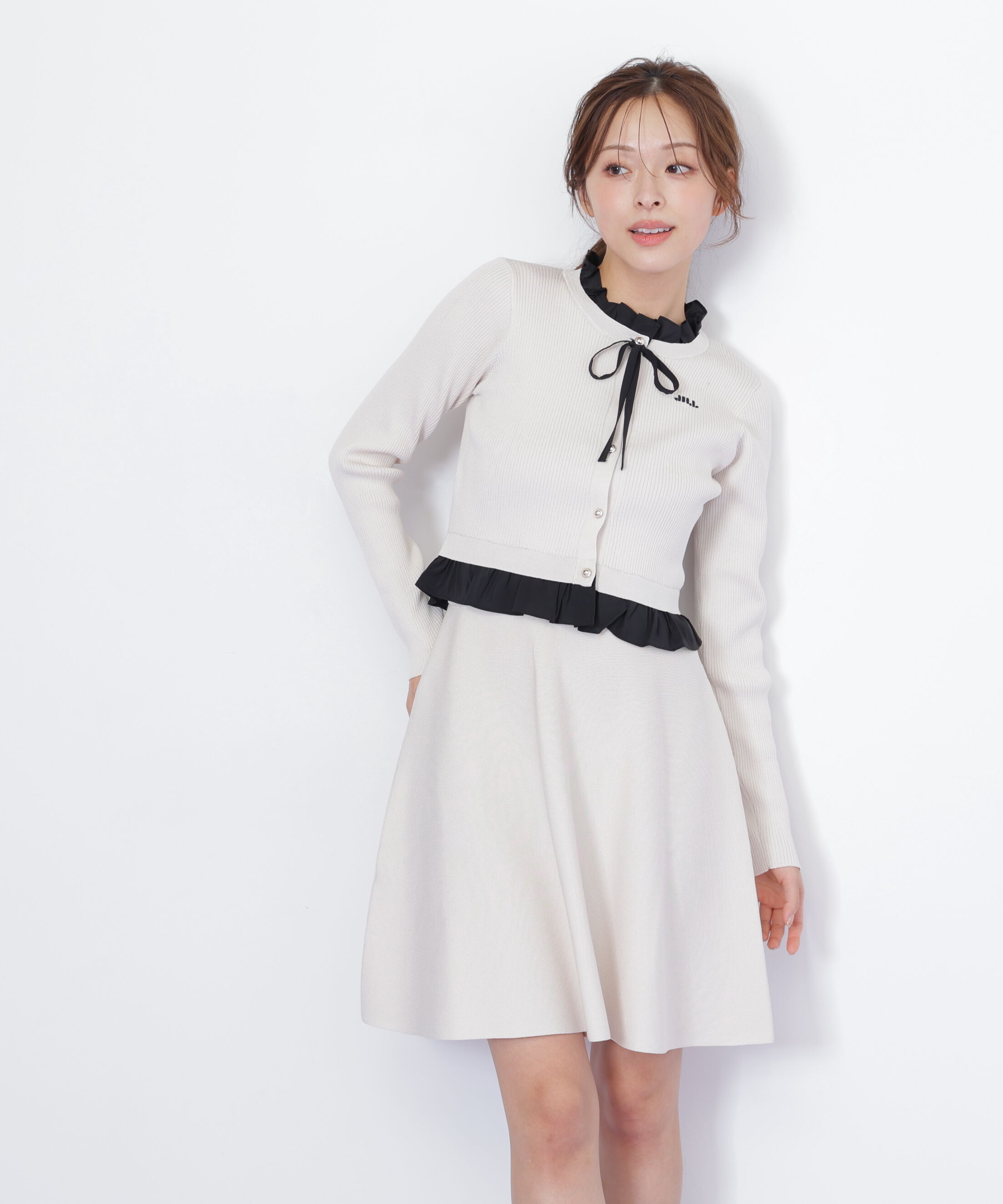  「レイヤードミニニットアップ」|ワンピース|