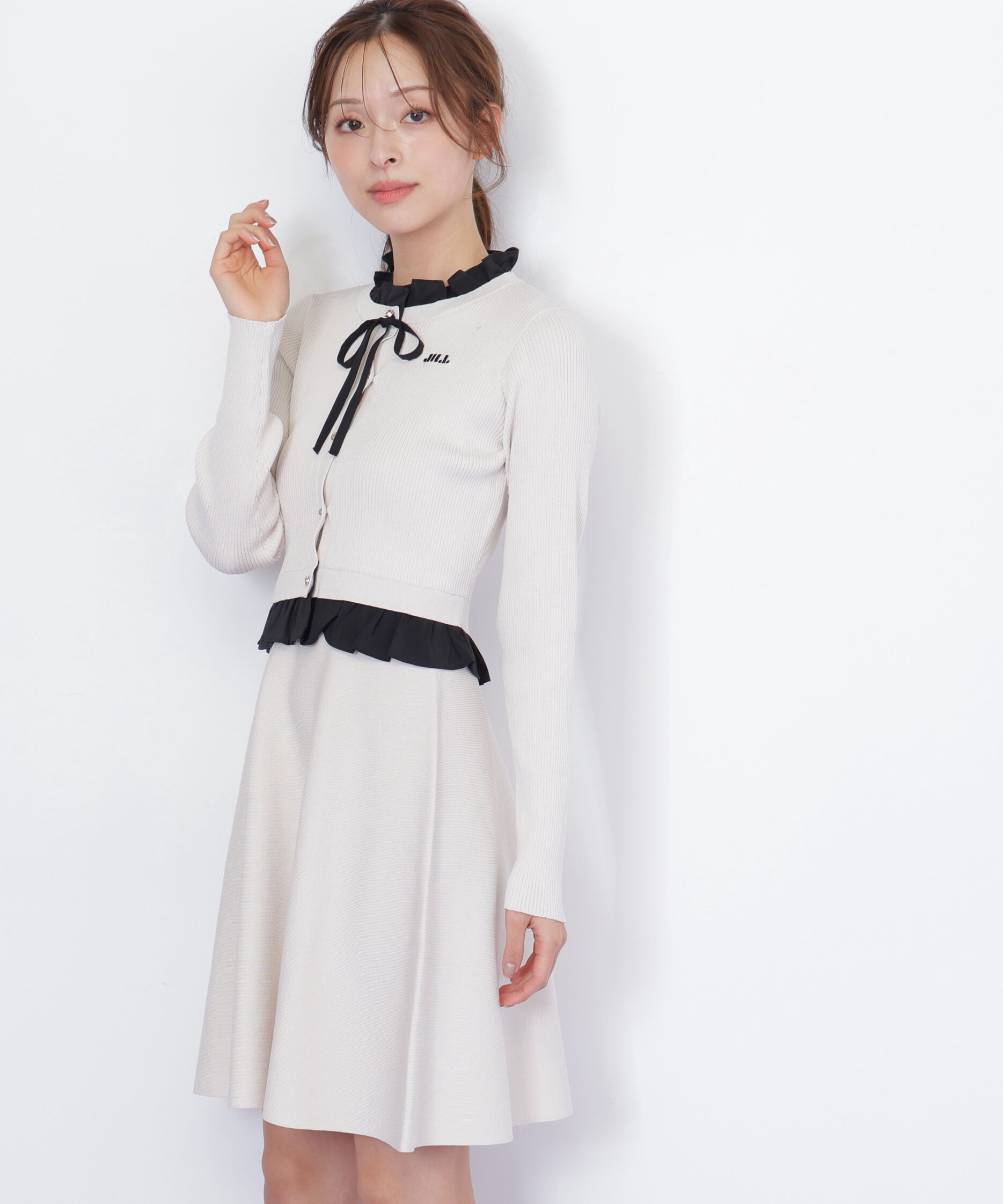  「レイヤードミニニットアップ」|ワンピース|