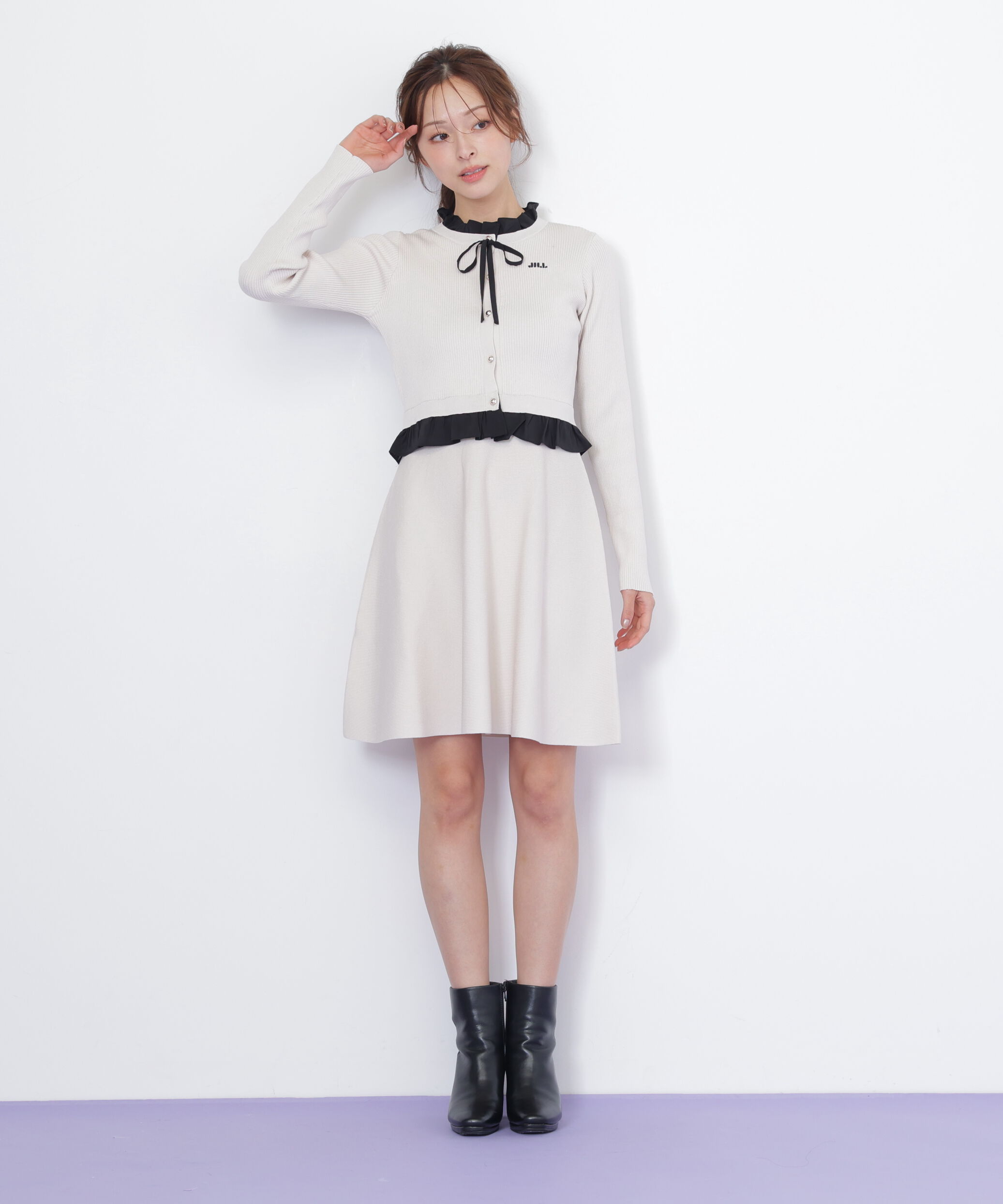  「レイヤードミニニットアップ」|ワンピース|