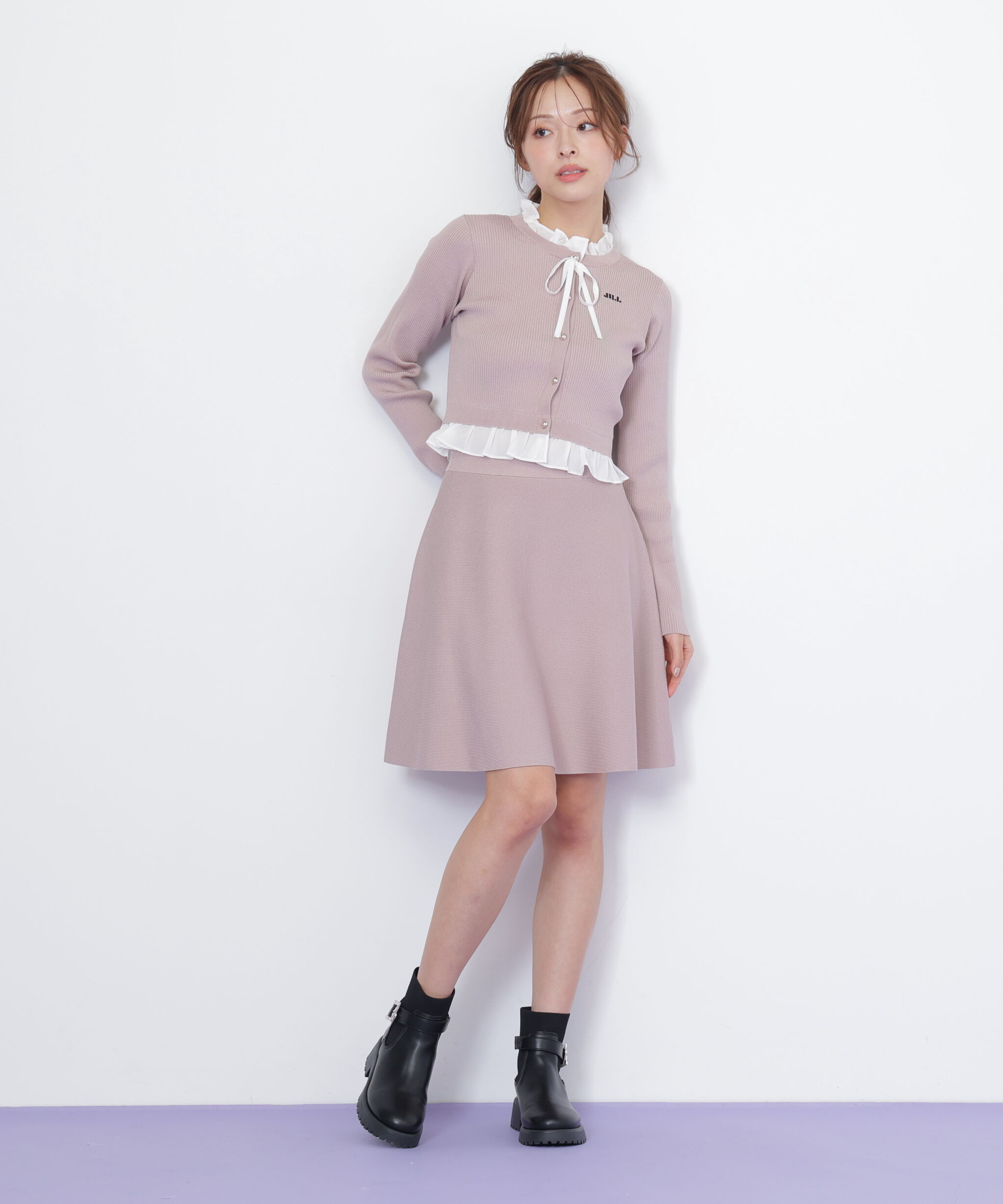  「レイヤードミニニットアップ」|ワンピース|