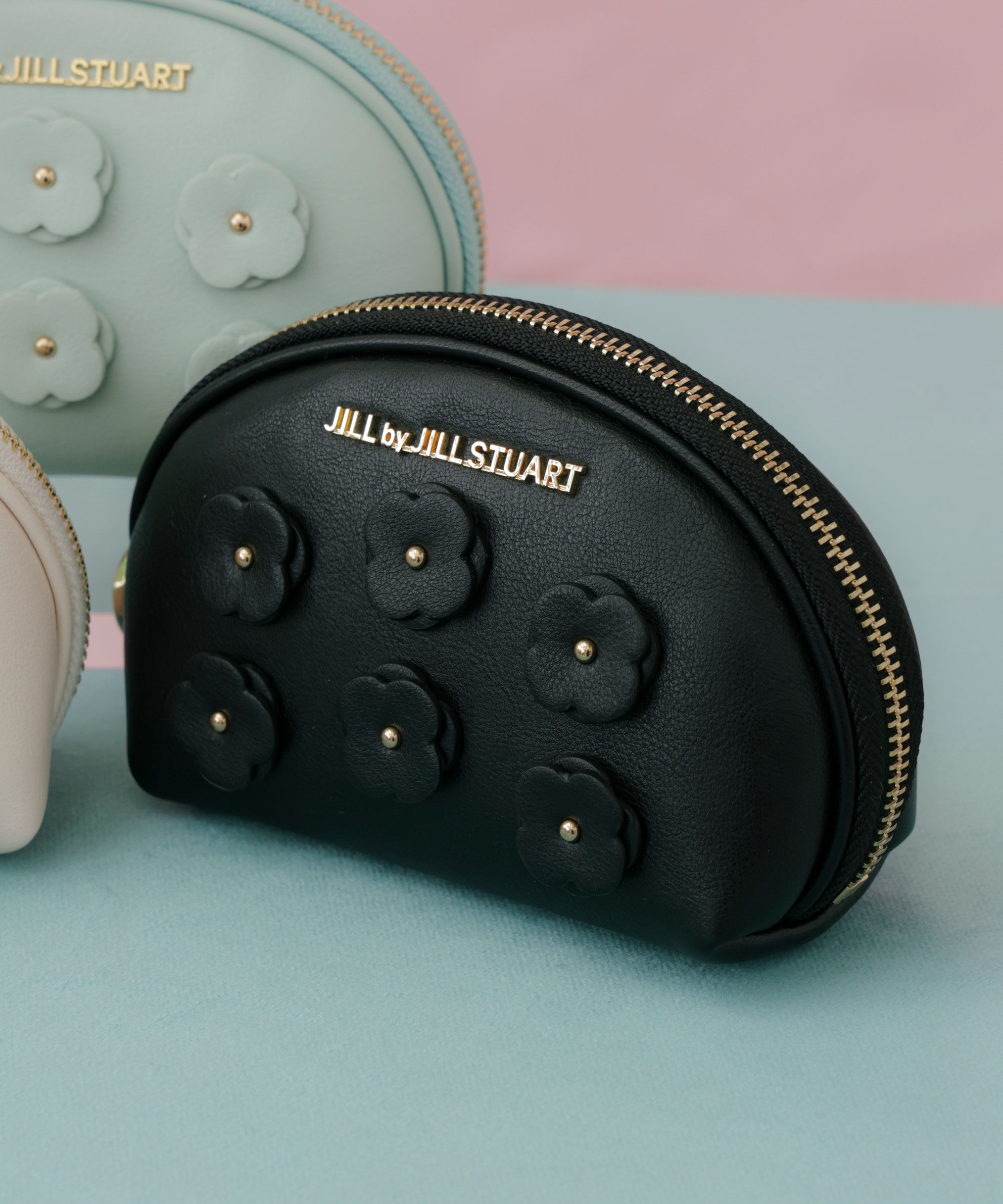  「フラワーモチーフポーチ」|財布|