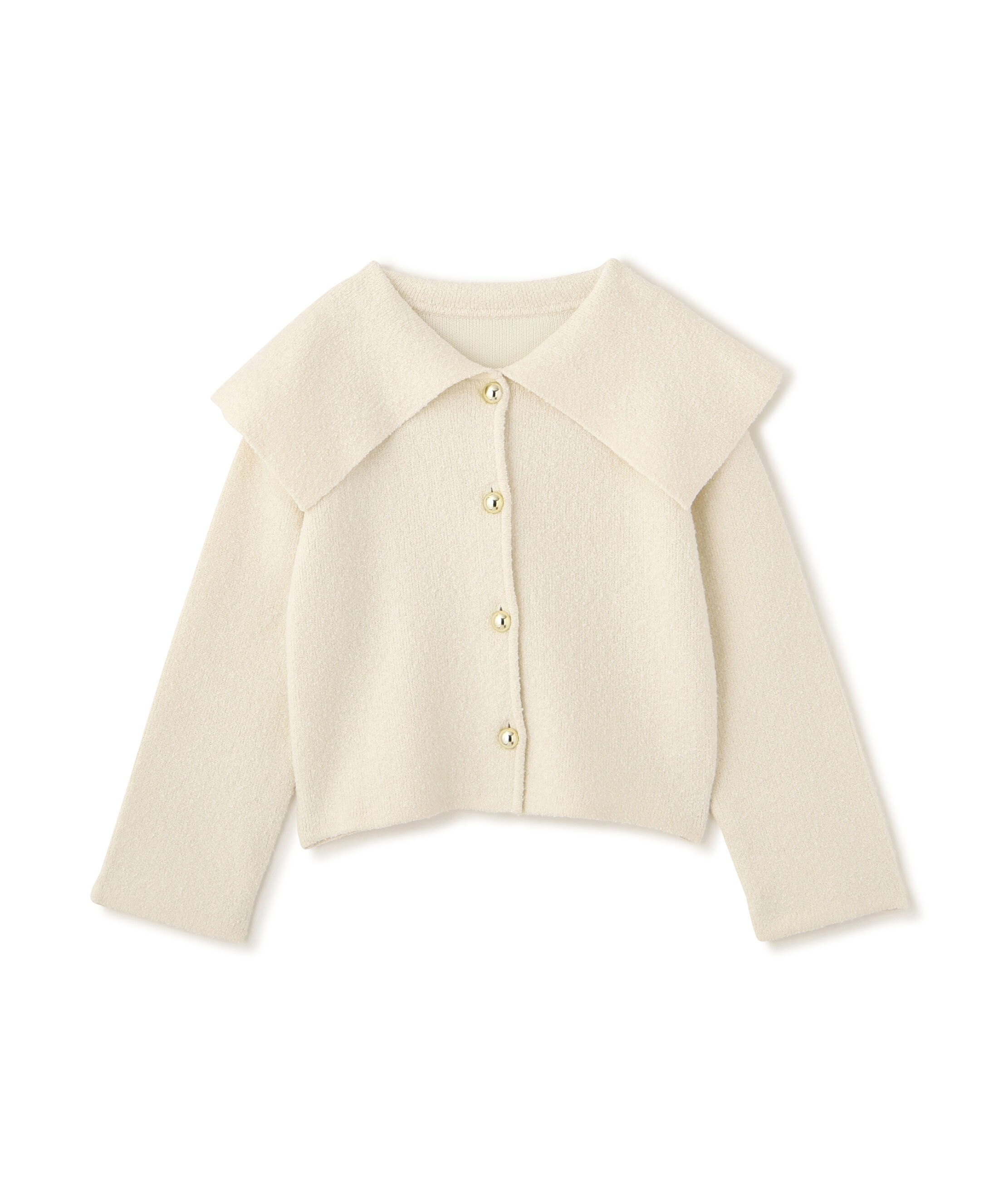 PROPORTION BODY DRESSING「ビッグカラーカーディガン 25AW」|カーディガン|