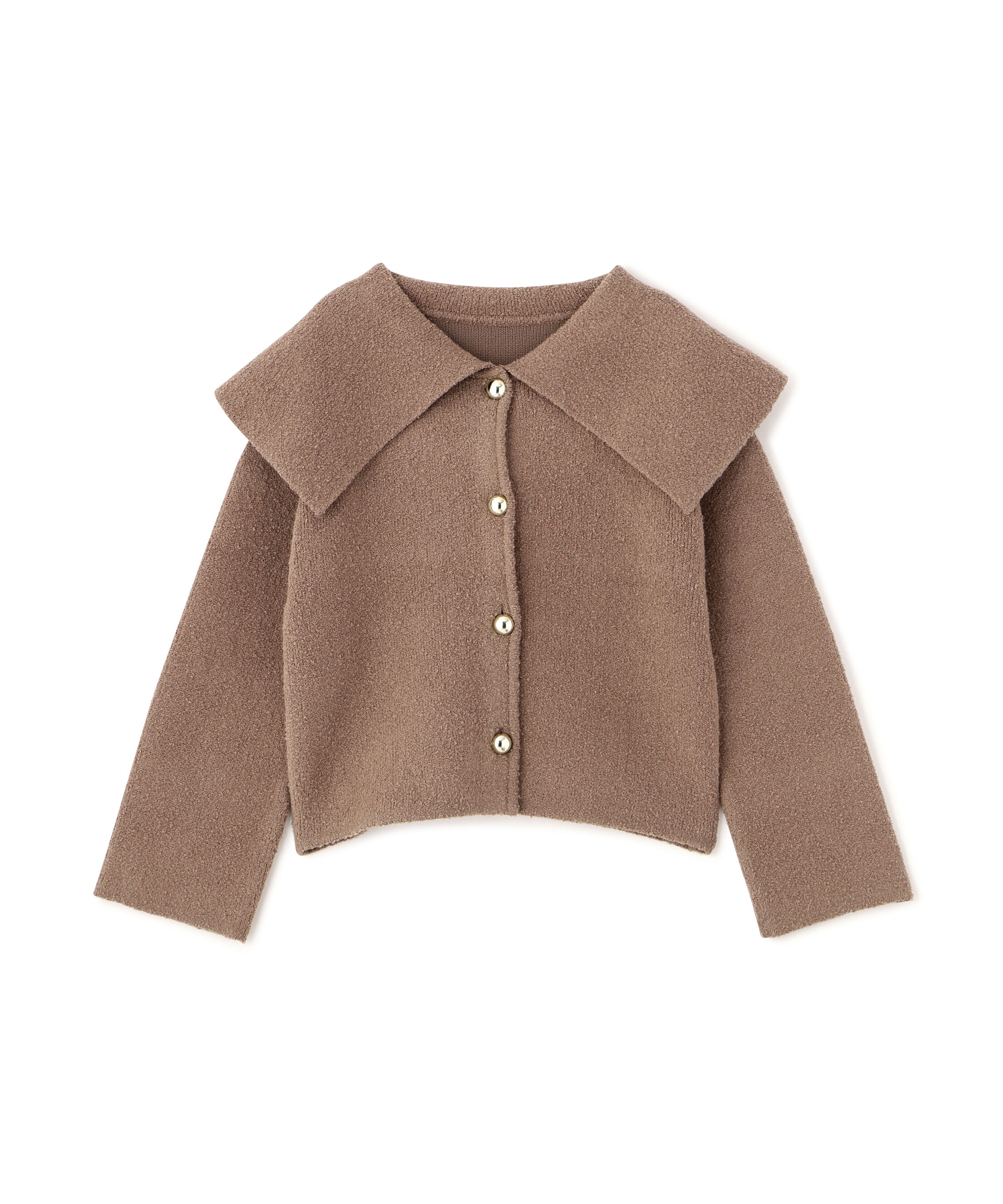 PROPORTION BODY DRESSING「ビッグカラーカーディガン 25AW」|カーディガン|