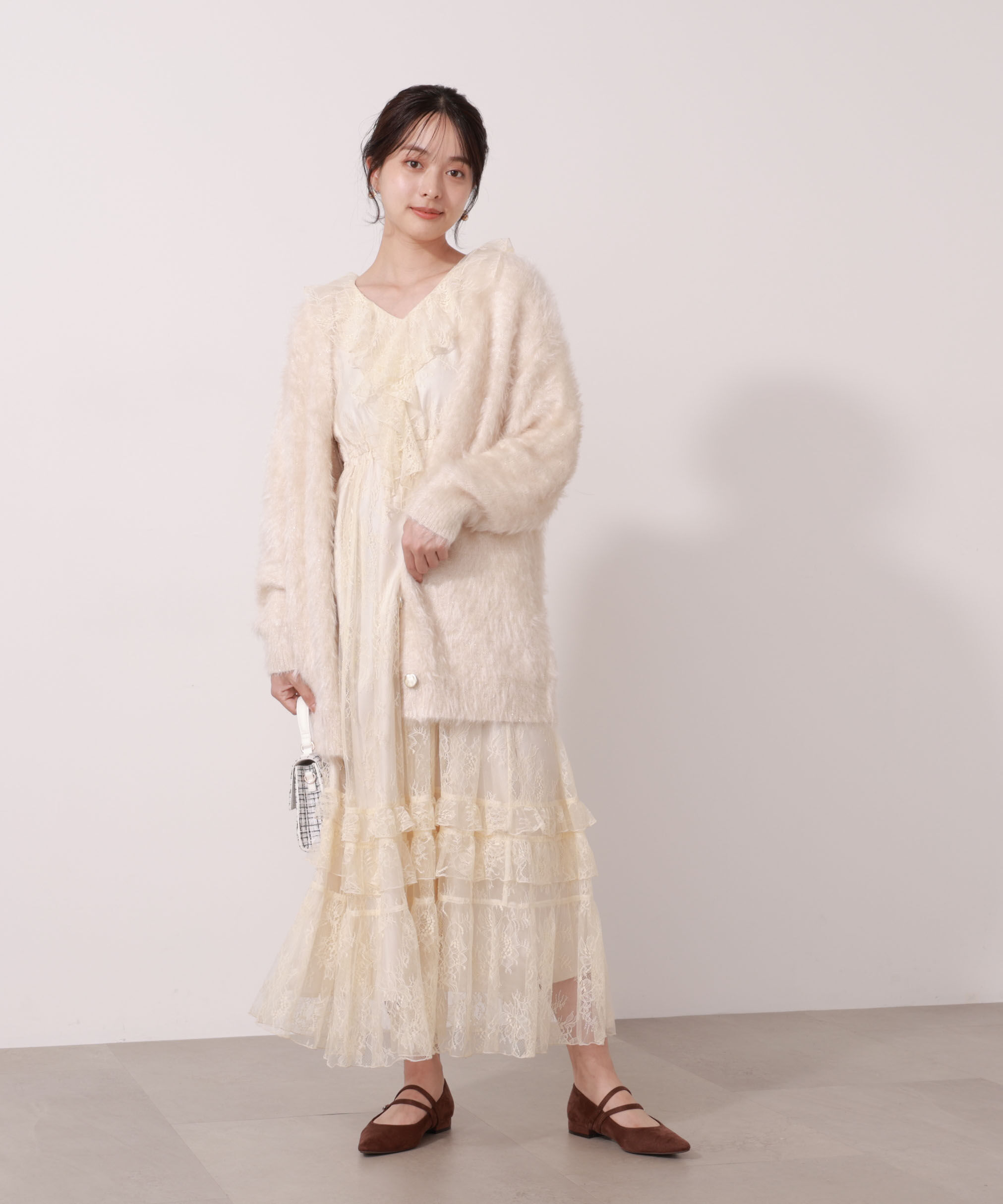 PROPORTION BODY DRESSING「キャットBIGカーディガン 25AW」|カーディガン|