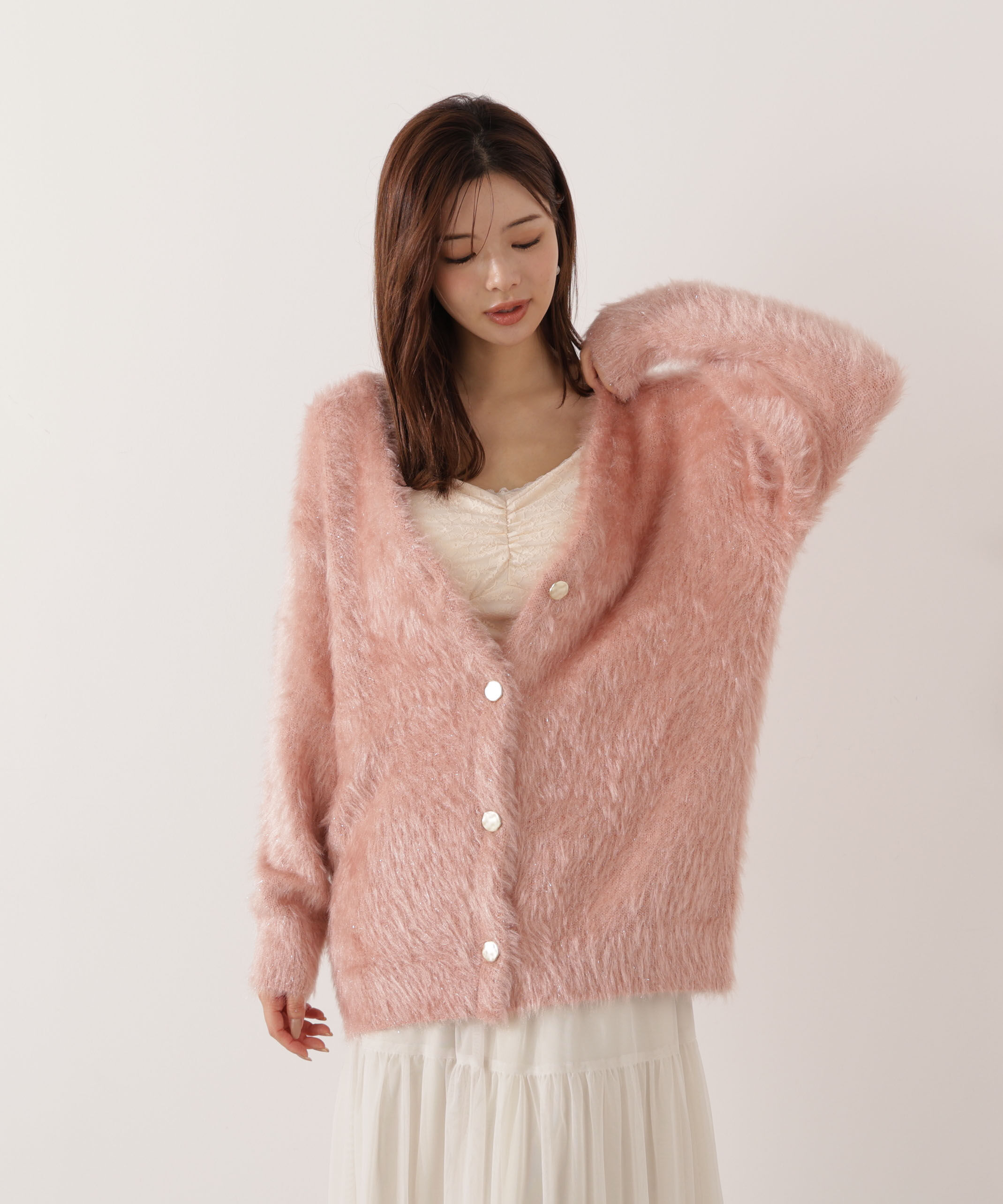 PROPORTION BODY DRESSING「キャットBIGカーディガン 25AW」|カーディガン|