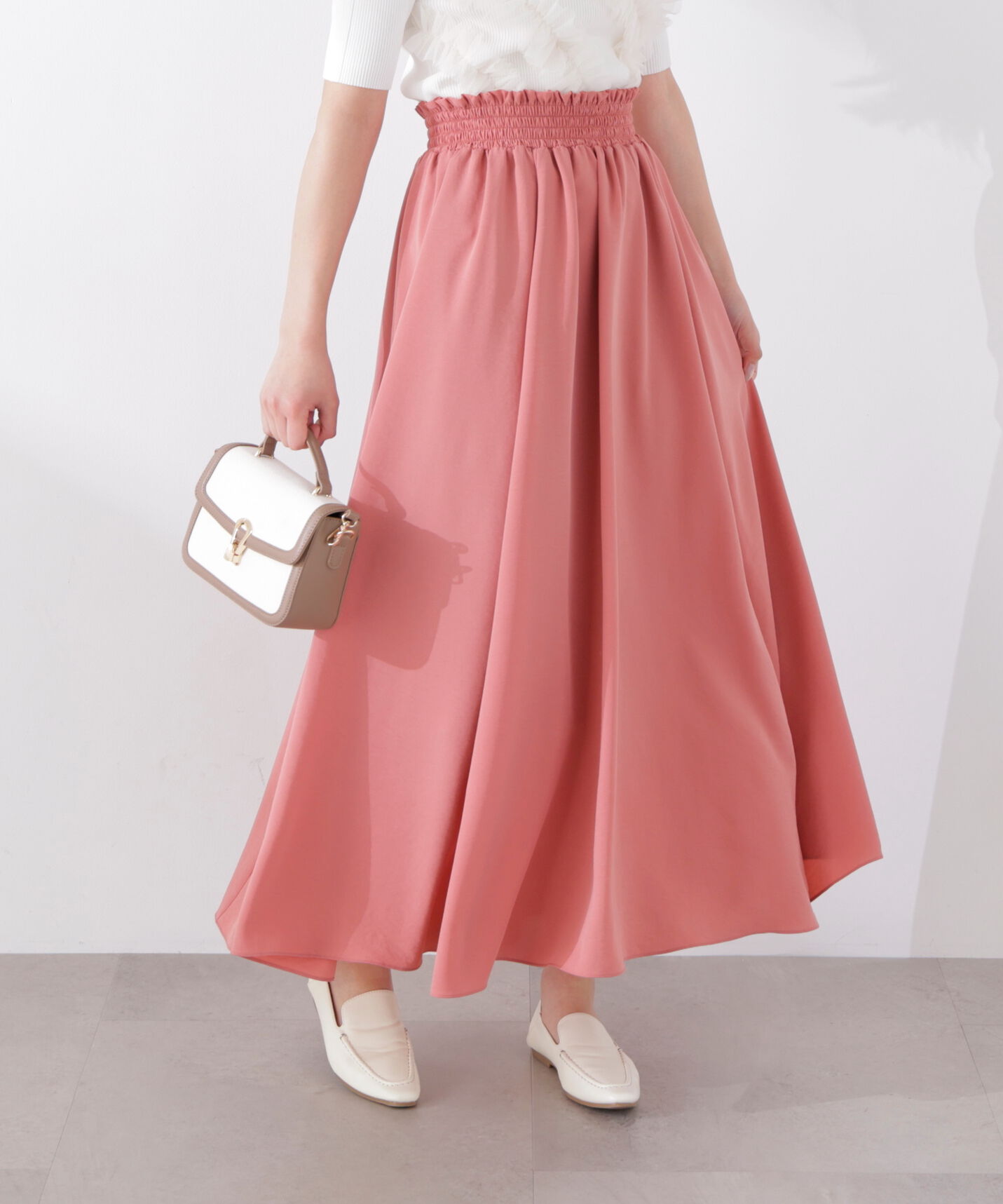 PROPORTION BODY DRESSING「ゴムシャーリングギャザースカート　26SS」|スカート|