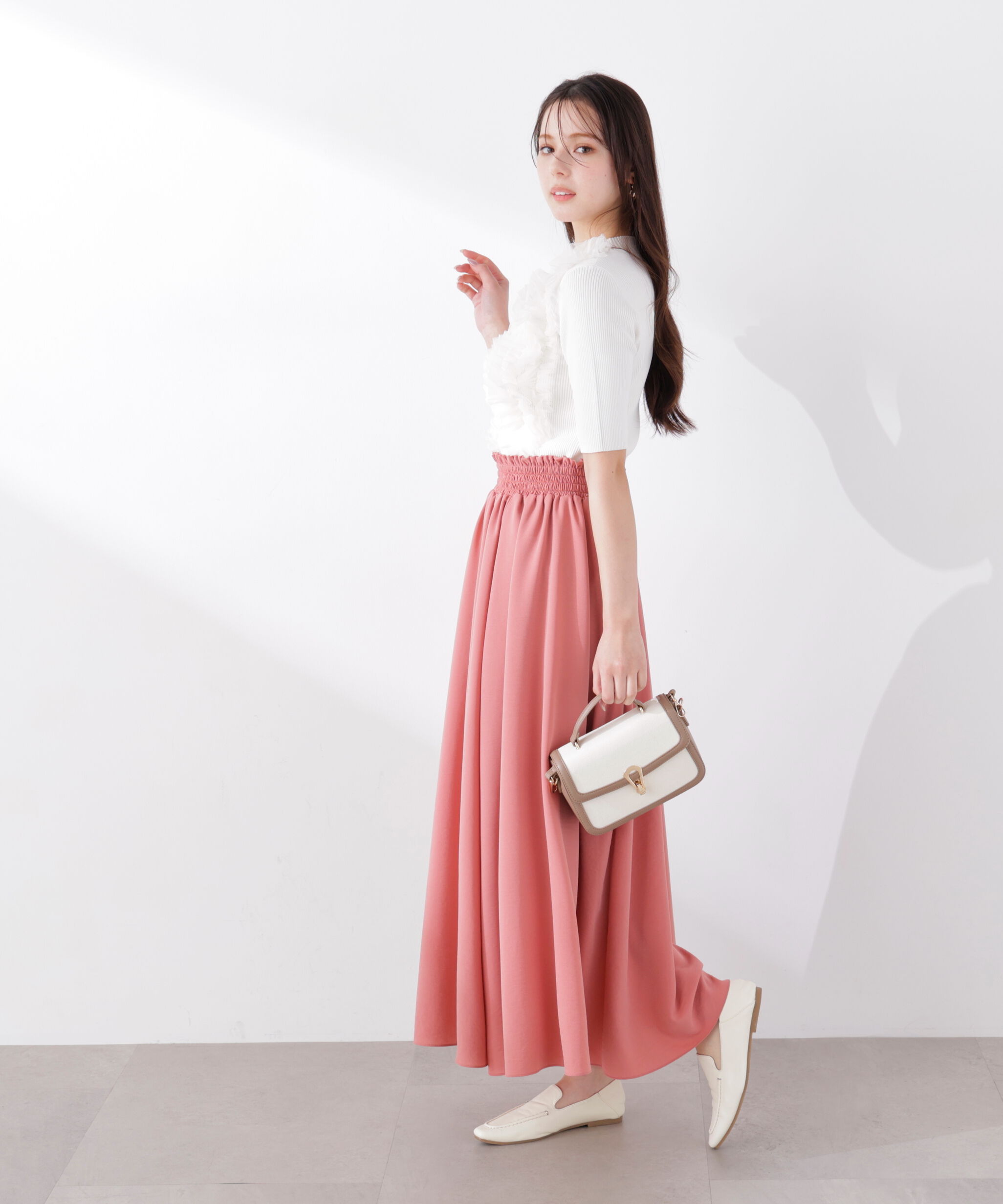 PROPORTION BODY DRESSING「ゴムシャーリングギャザースカート　26SS」|スカート|