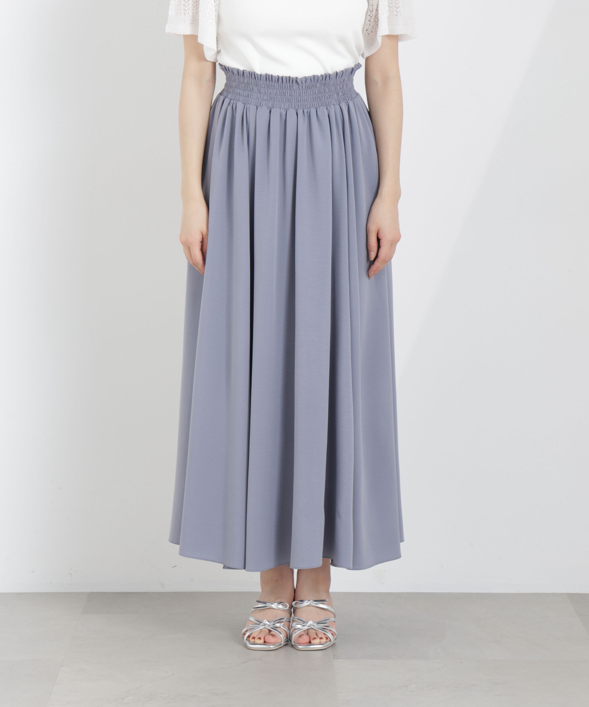 PROPORTION BODY DRESSING「ゴムシャーリングギャザースカート　26SS」|スカート|