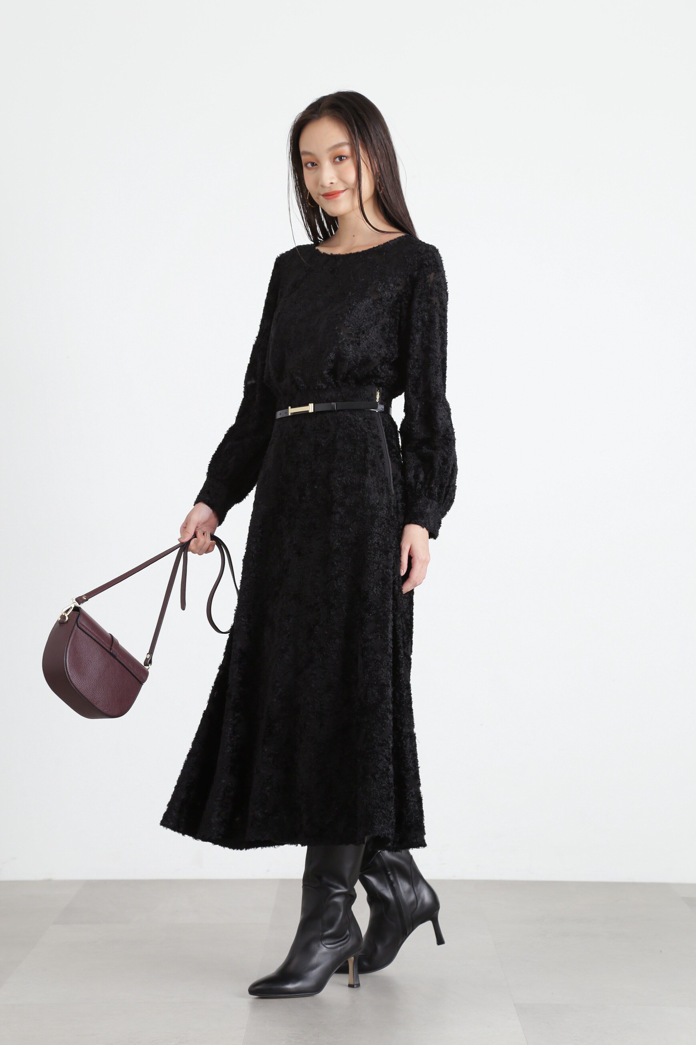  「◆カットジャガードフレアスカート」|スカート|