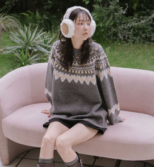 archives「ハートミックスノルディックニットプルオーバー」|ニット・セーター|