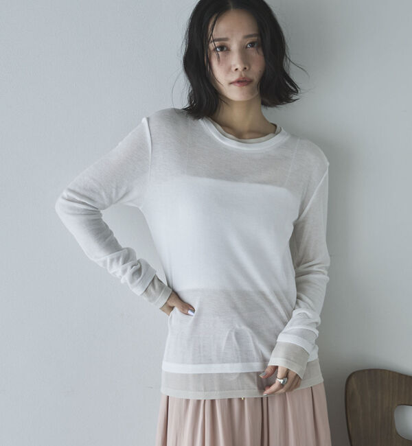 Doux archives「レイヤード風ロンＴｅｅ」|Tシャツ・カットソー|