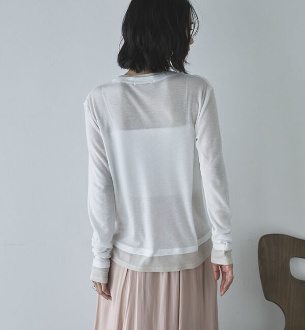 Doux archives「レイヤード風ロンＴｅｅ」|Tシャツ・カットソー|
