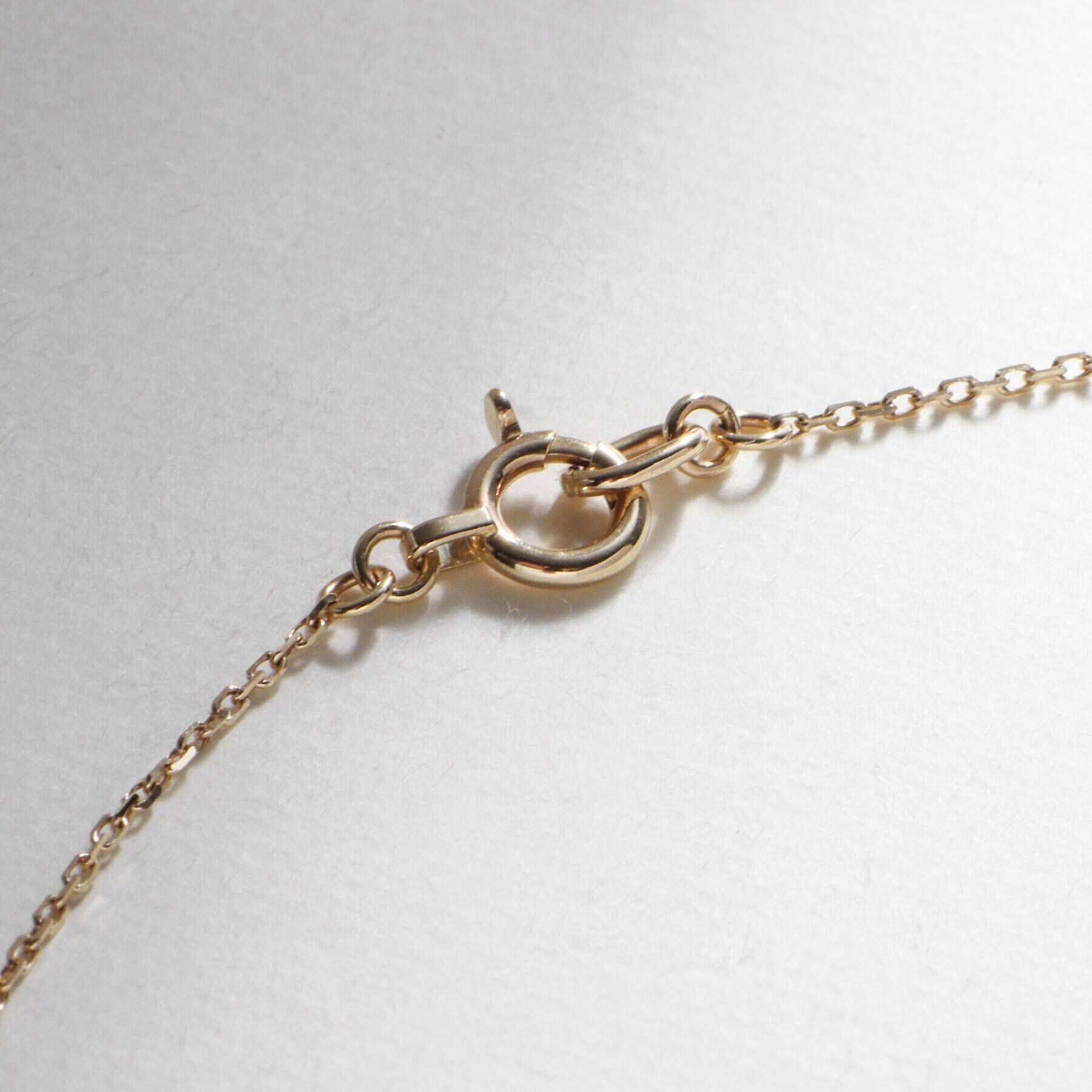 COCOSHNIK「K10ダブルホロウ ネックレス」|ネックレス|