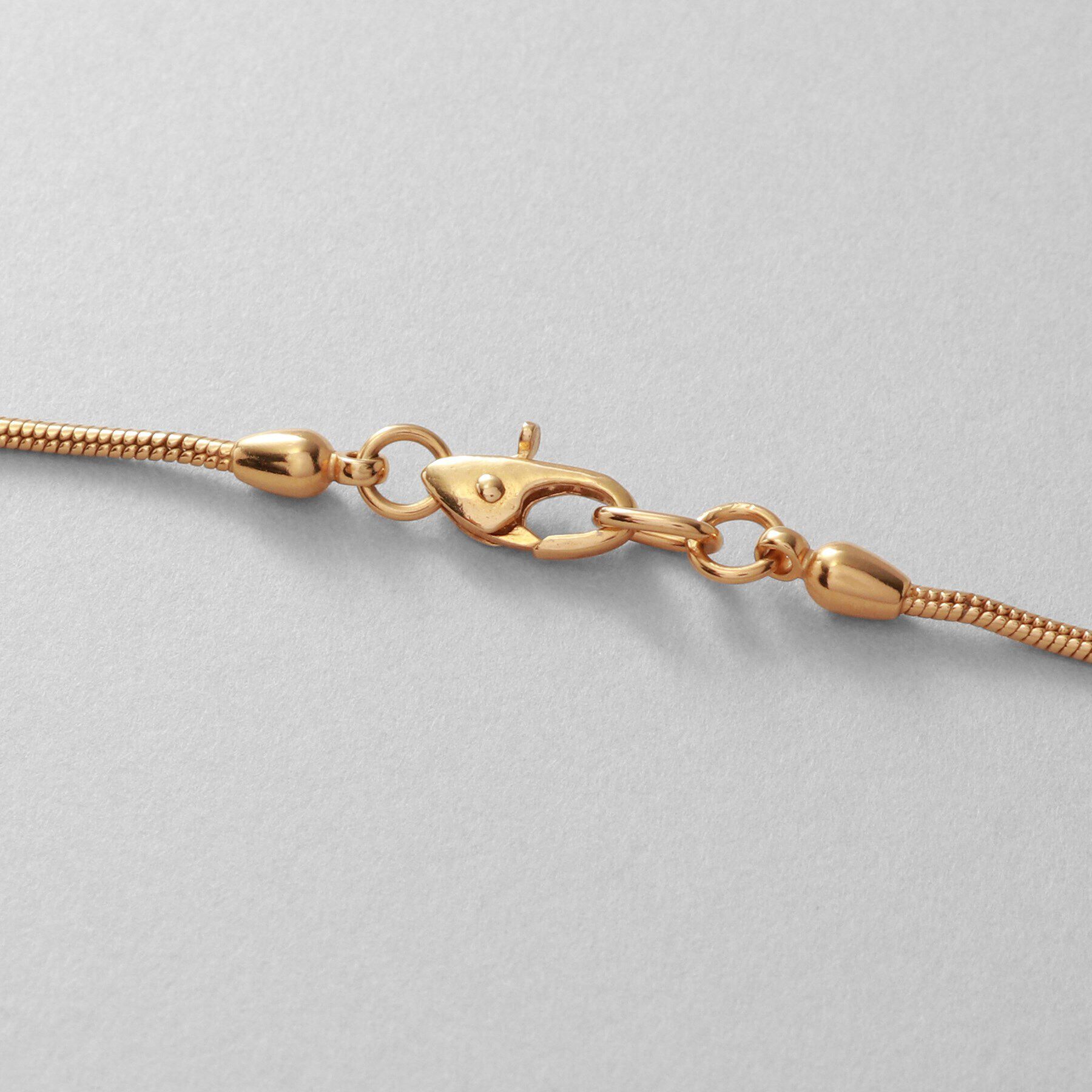 COCOSHNIK ONKITSCH「シルバー デザインチェーン スネークネックレス（90cm） GP」|ネックレス|