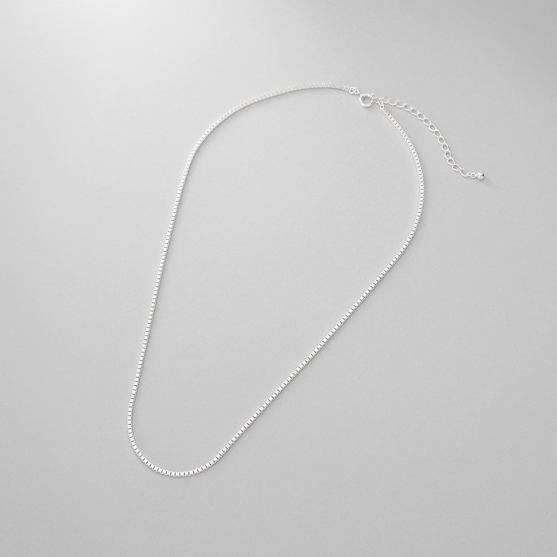 COCOSHNIK ONKITSCH「シルバー デザインチェーン ベネチアンネックレスS（38cm）」|ネックレス|