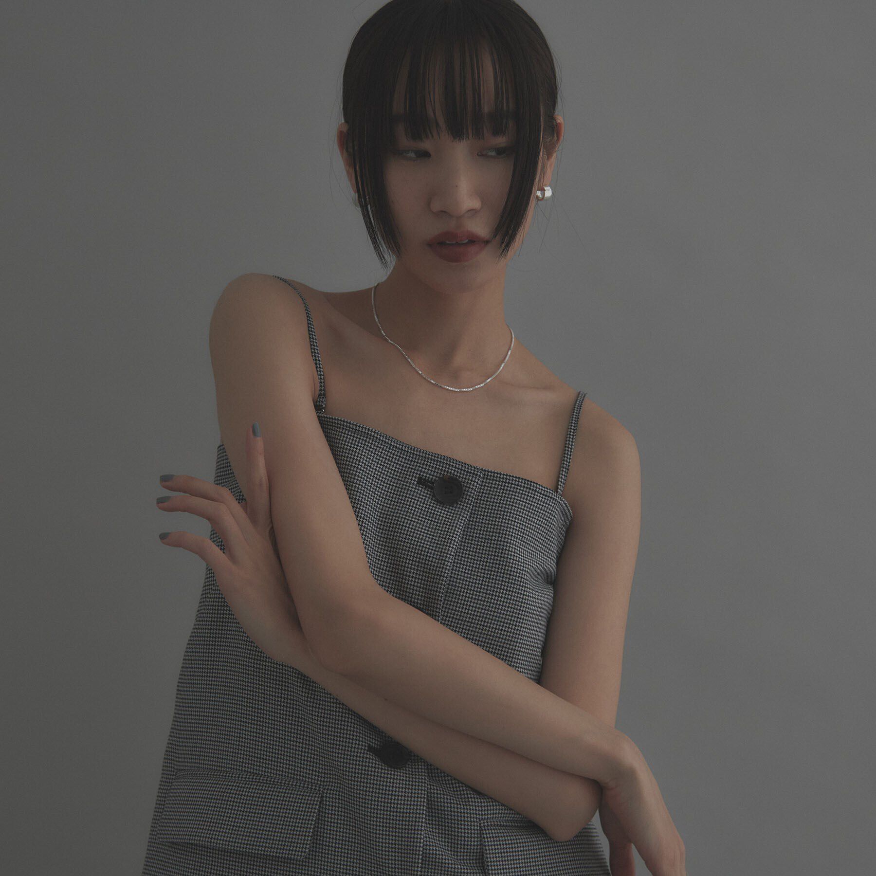 COCOSHNIK ONKITSCH「シルバー デザインチェーン ベネチアンネックレスS（38cm）」|ネックレス|