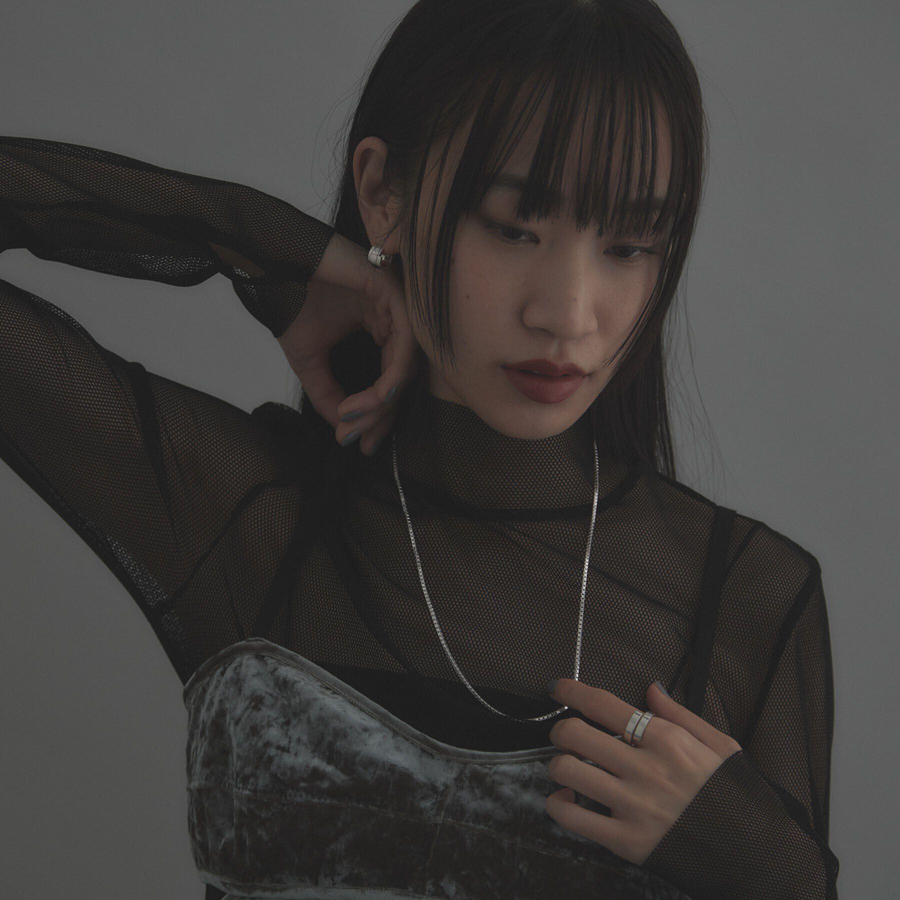 COCOSHNIK ONKITSCH「シルバー デザインチェーン ベネチアンネックレスM（55cm）」|ネックレス|