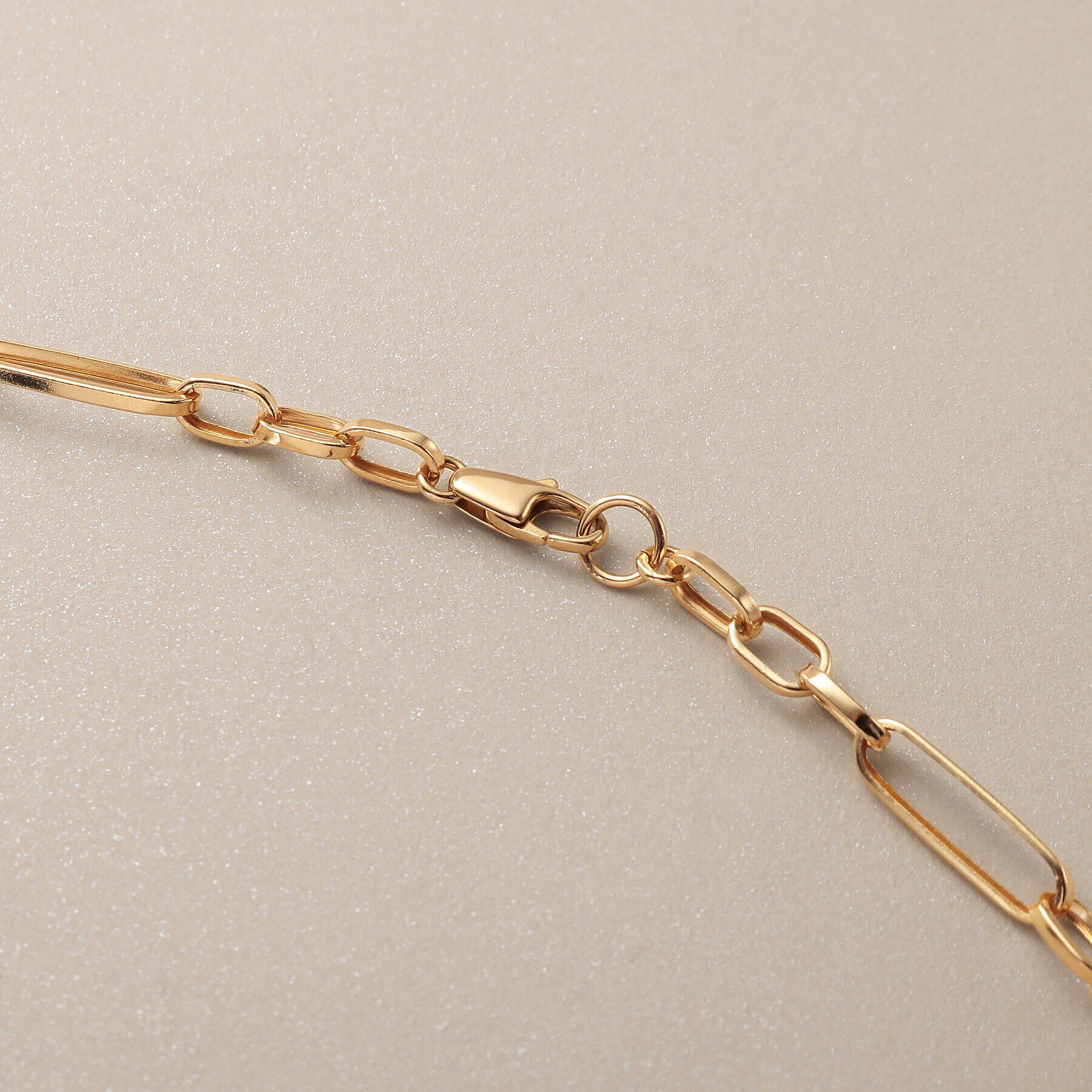 COCOSHNIK「K18ケーブルチェーン3・1フィガロ ネックレス」|ネックレス|