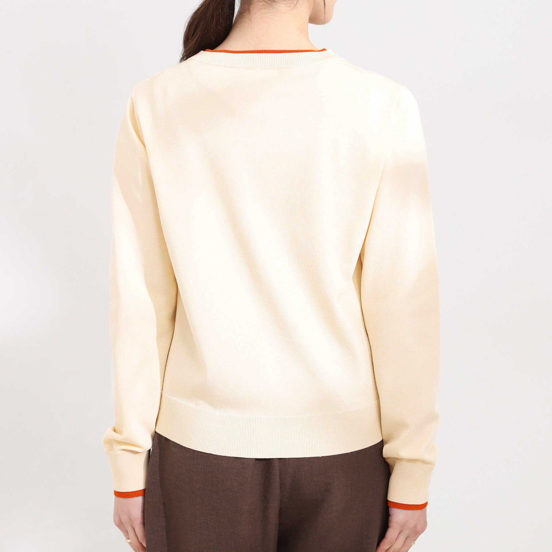 SHOO･LA･RUE「配色がコーデのアクセントに レイヤード風クルーカーディガン」|カーディガン|