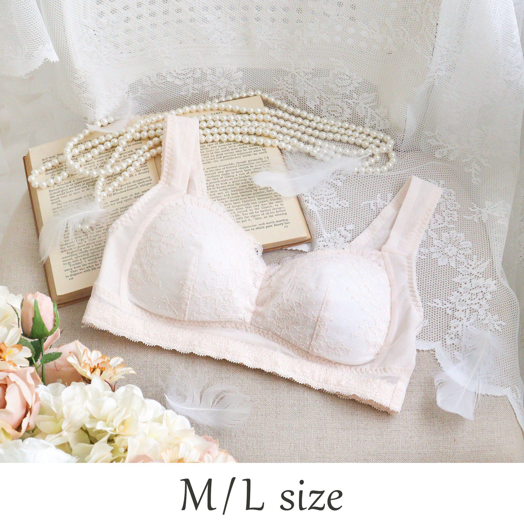 Risa Magli「リーゼル おやすみブラ (M-L)」|インナー|ピンク(071)