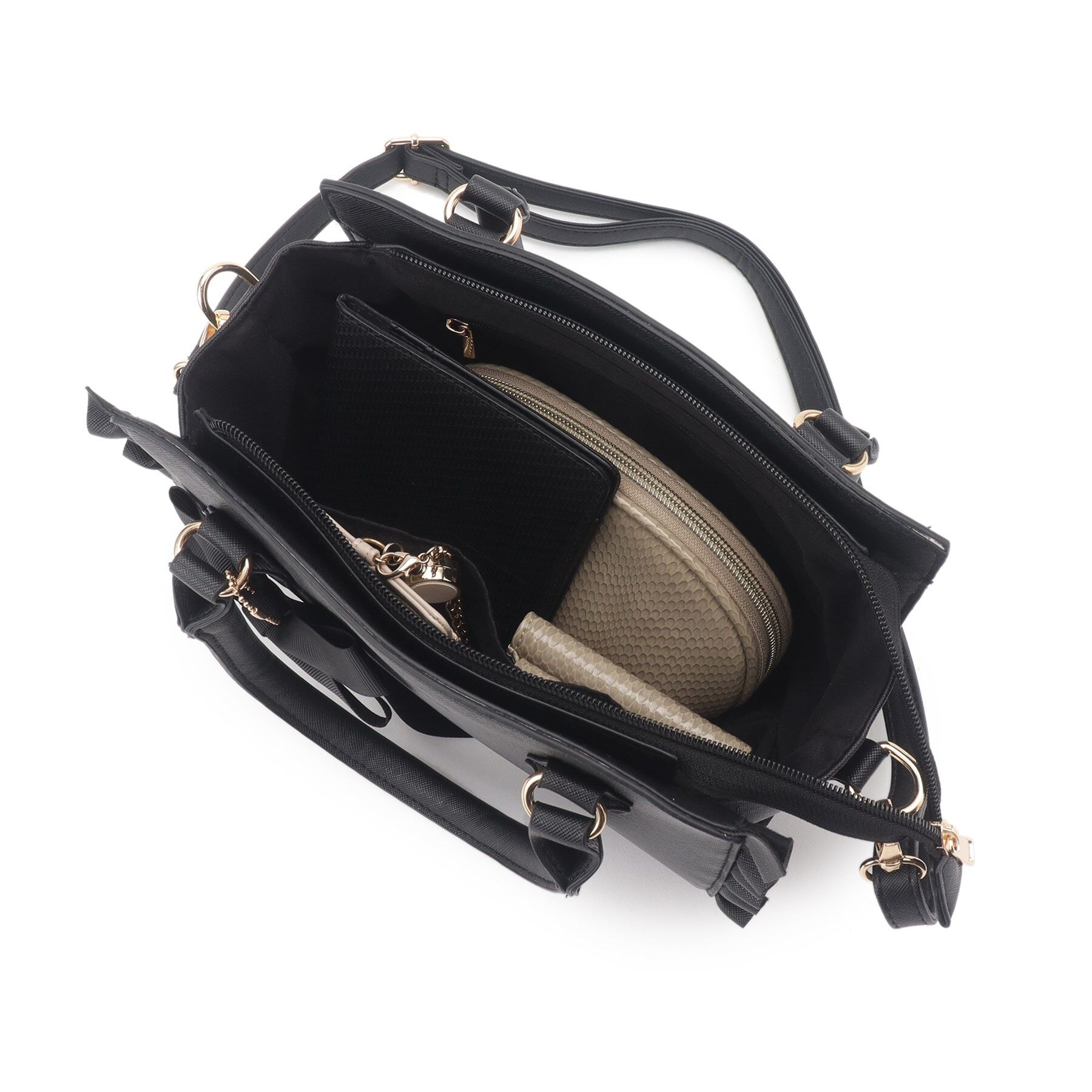 Ober Tashe「サイドフリル2WAYボストン」|ボストンバッグ|