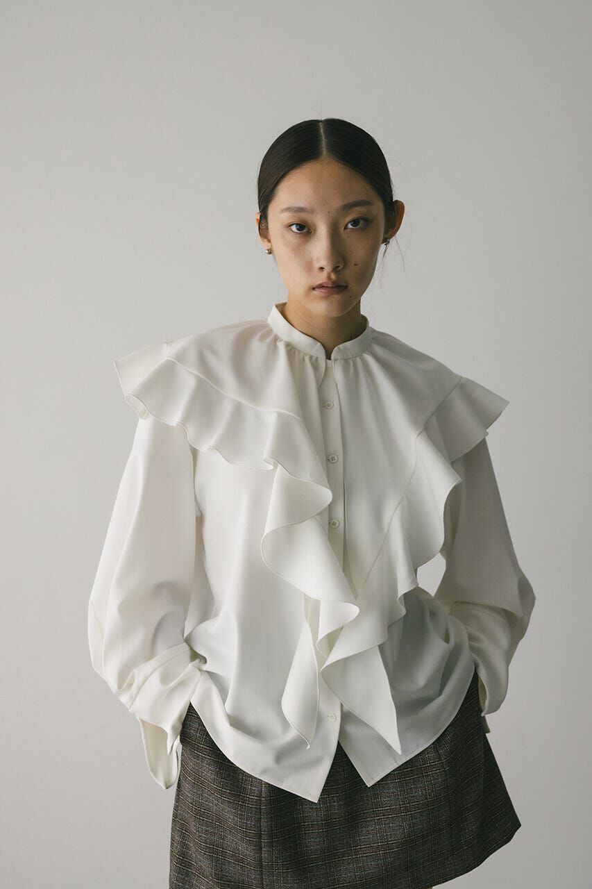 STYLEMIXER「ラッフルカラーシャツ」|シャツ・ブラウス|