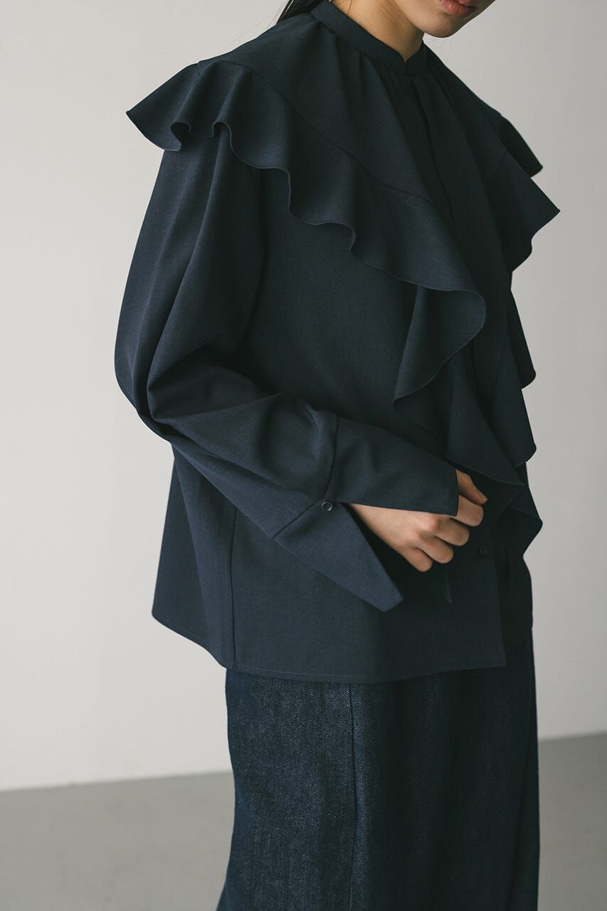 STYLEMIXER「ラッフルカラーシャツ」|シャツ・ブラウス|