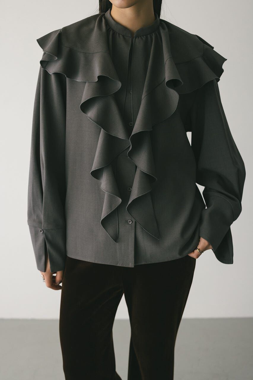 STYLEMIXER「ラッフルカラーシャツ」|シャツ・ブラウス|