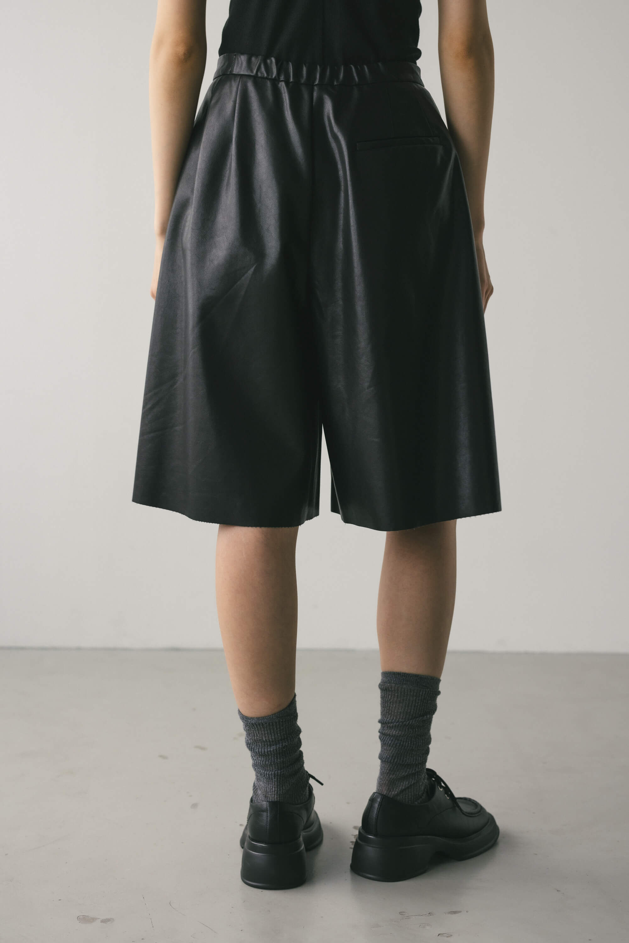 STYLEMIXER「フェイクレザーハーフパンツ」|その他|