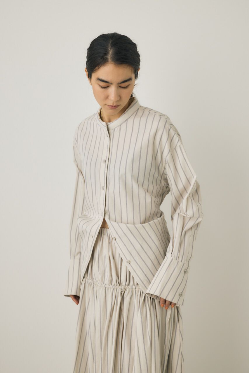 MOUSSY「２WAYスタンド衿シャツ　オーガニックコットン使用」|シャツ・ブラウス|