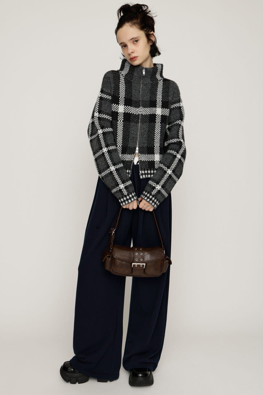 SLY「JQ KNIT FRONT ZIP カーディガン」|カーディガン|