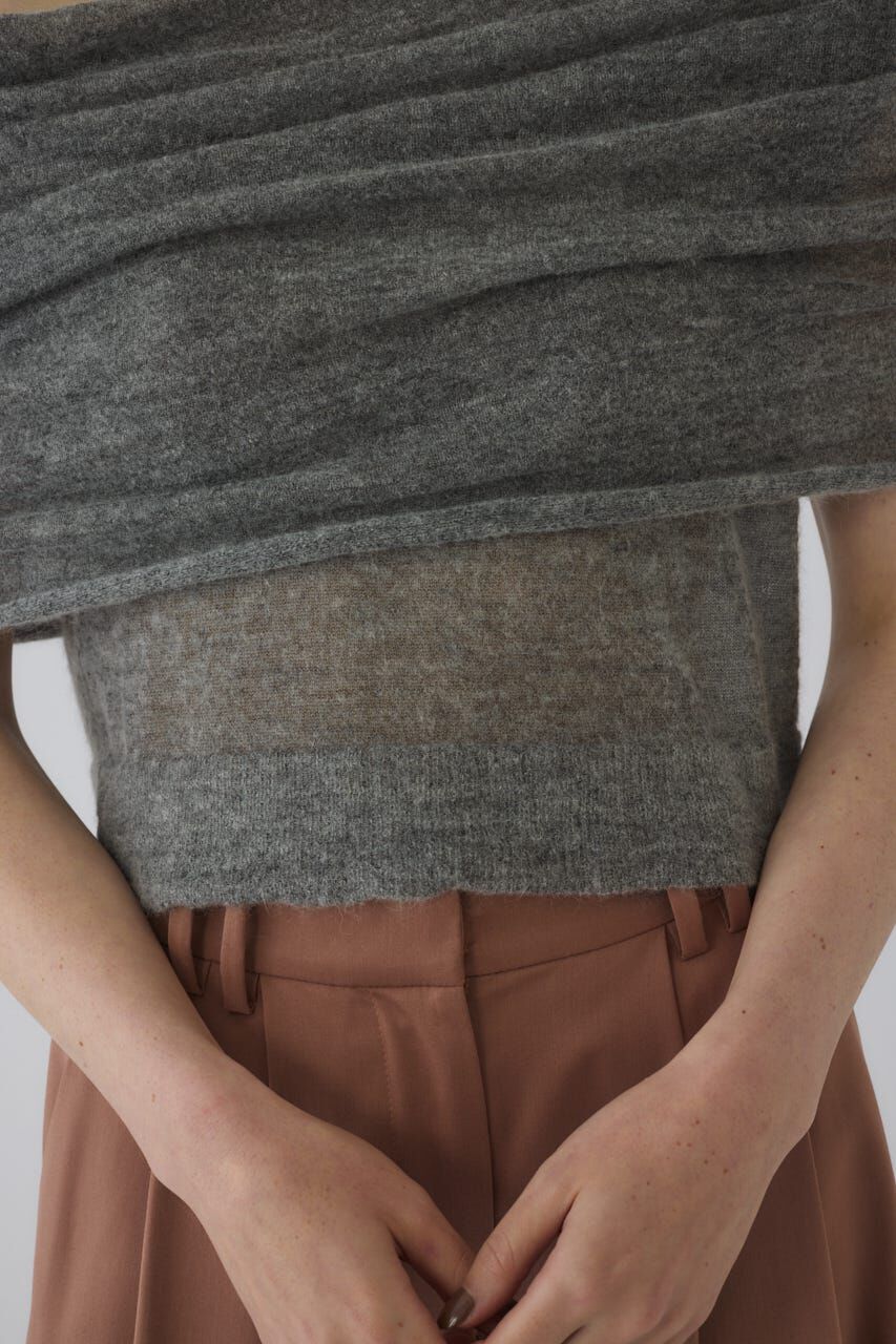 RIM.ARK 「Off shoulder compact tops」|ニット・セーター|