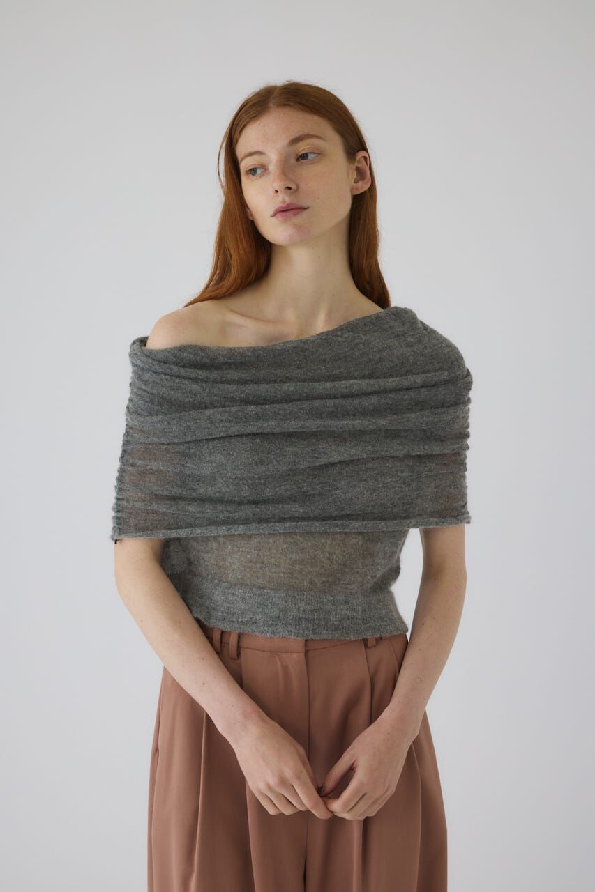 RIM.ARK 「Off shoulder compact tops」|ニット・セーター|