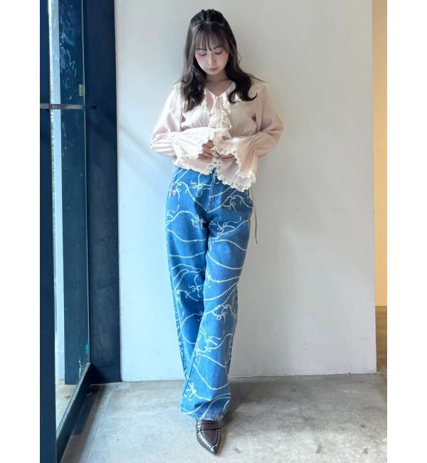 CALNAMUR「ラッフルフリルペプラムブラウス」|シャツ・ブラウス|