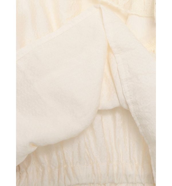 CALNAMUR「ラッフルフリルペプラムブラウス」|シャツ・ブラウス|