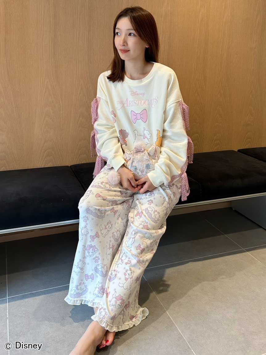 SNIDEL HOME「【The Aristocats】総柄ロングパンツ」|ルームウェア|