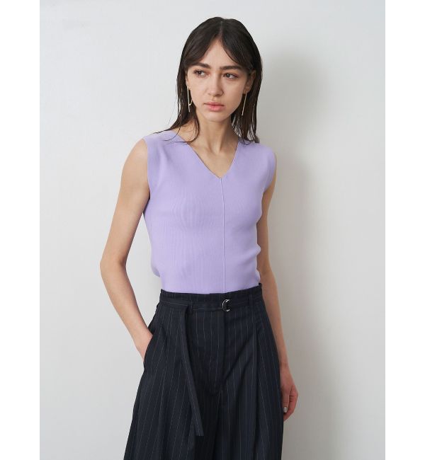 ELENDEEK「2WAY KNIT TANK」|タンクトップ|ラベンダー
