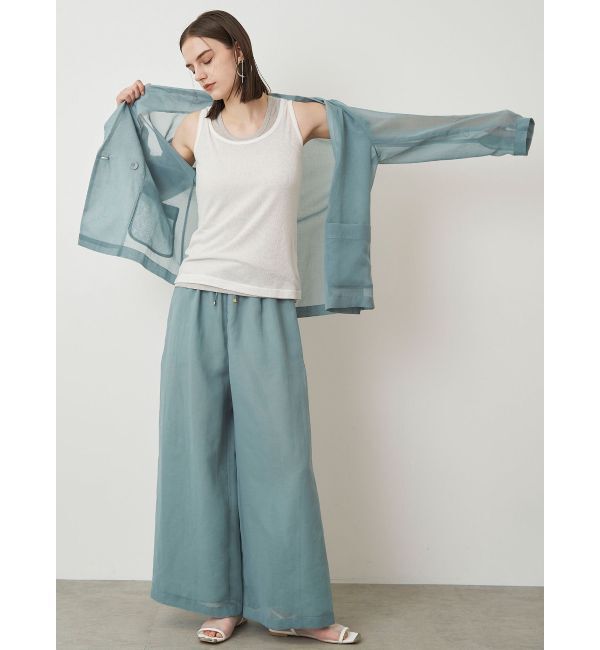 ELENDEEK「SHEER LAYERED TANK」|タンクトップ|