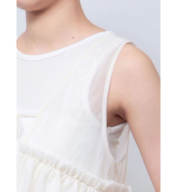 dazzlin「ティアードチュールチュニック」|シャツ・ブラウス|