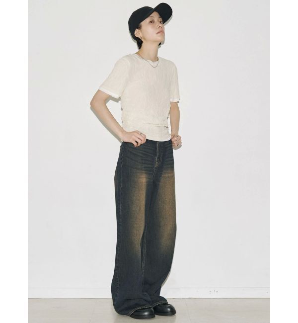 EMODA「【VEQUM】RIM WIDE JEANS」|デニム|